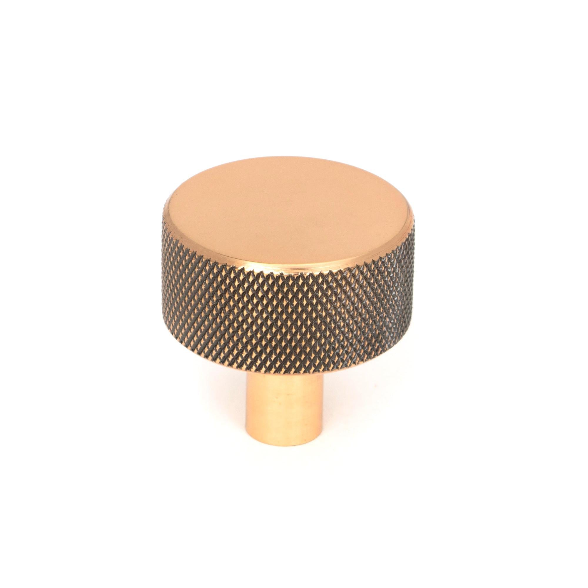 Polished Bronze Brompton Cabinet Knob - 32mm (No rose) | From The Anvil - Cabinet Knobs - From The Anvil - Yester Home