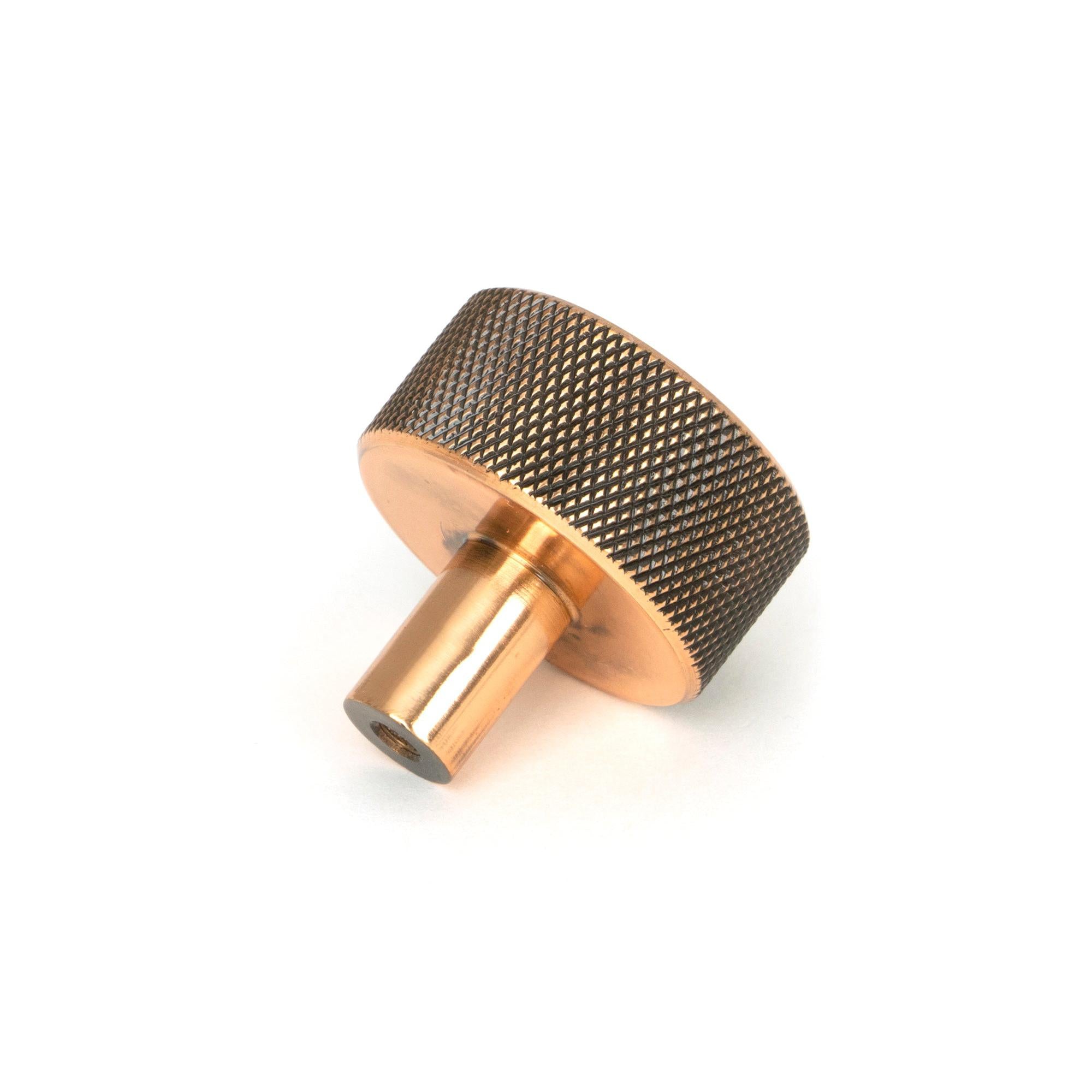 Polished Bronze Brompton Cabinet Knob - 32mm (No rose) | From The Anvil - Cabinet Knobs - From The Anvil - Yester Home