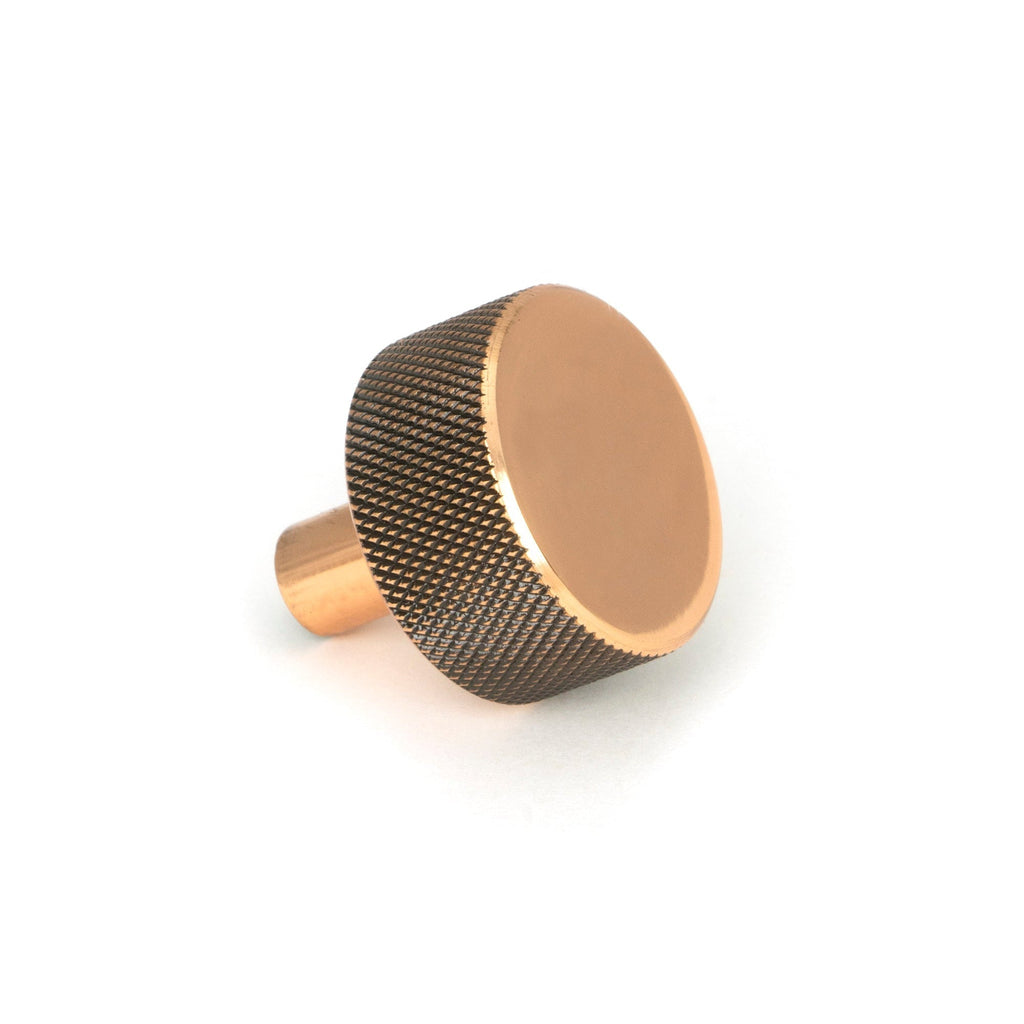 Polished Bronze Brompton Cabinet Knob - 32mm (No rose) | From The Anvil-Cabinet Knobs-Yester Home