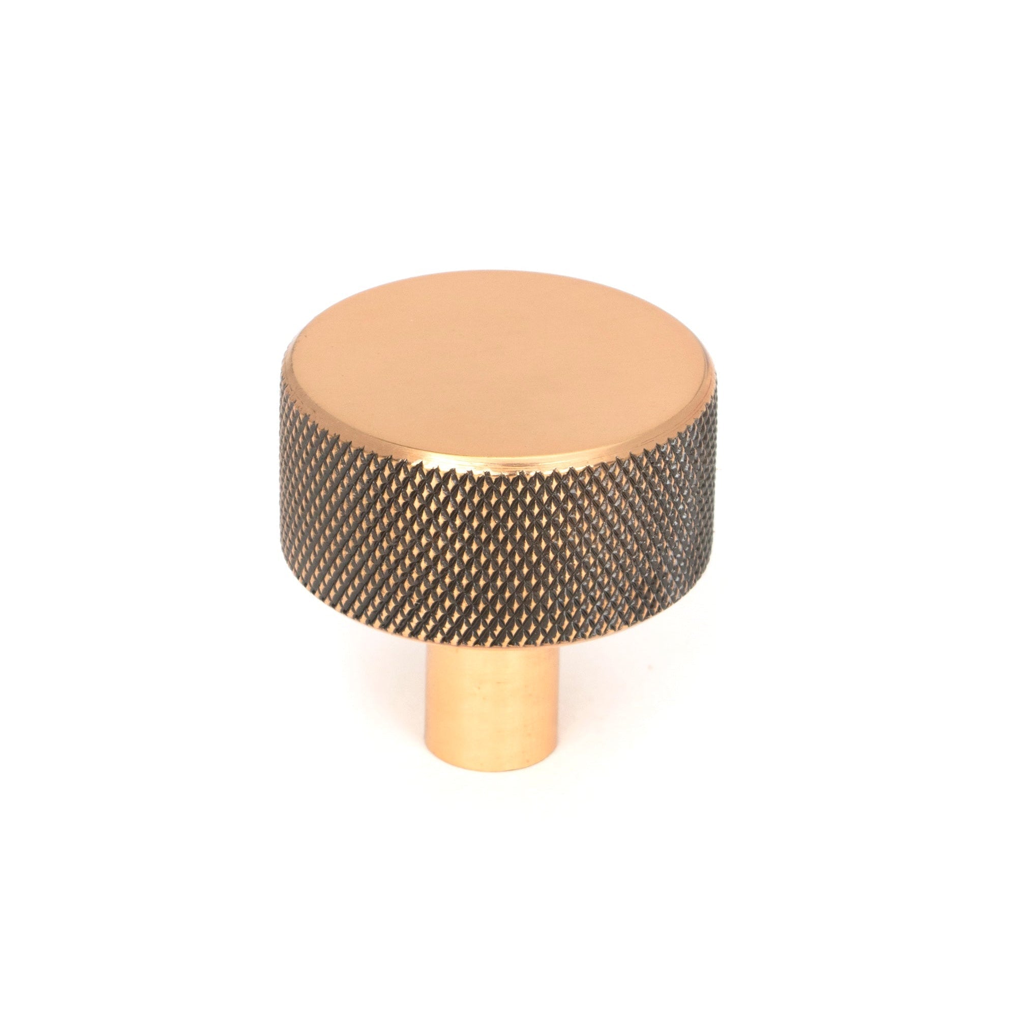 Polished Bronze Brompton Cabinet Knob - 32mm (No rose) | From The Anvil-Cabinet Knobs-Yester Home