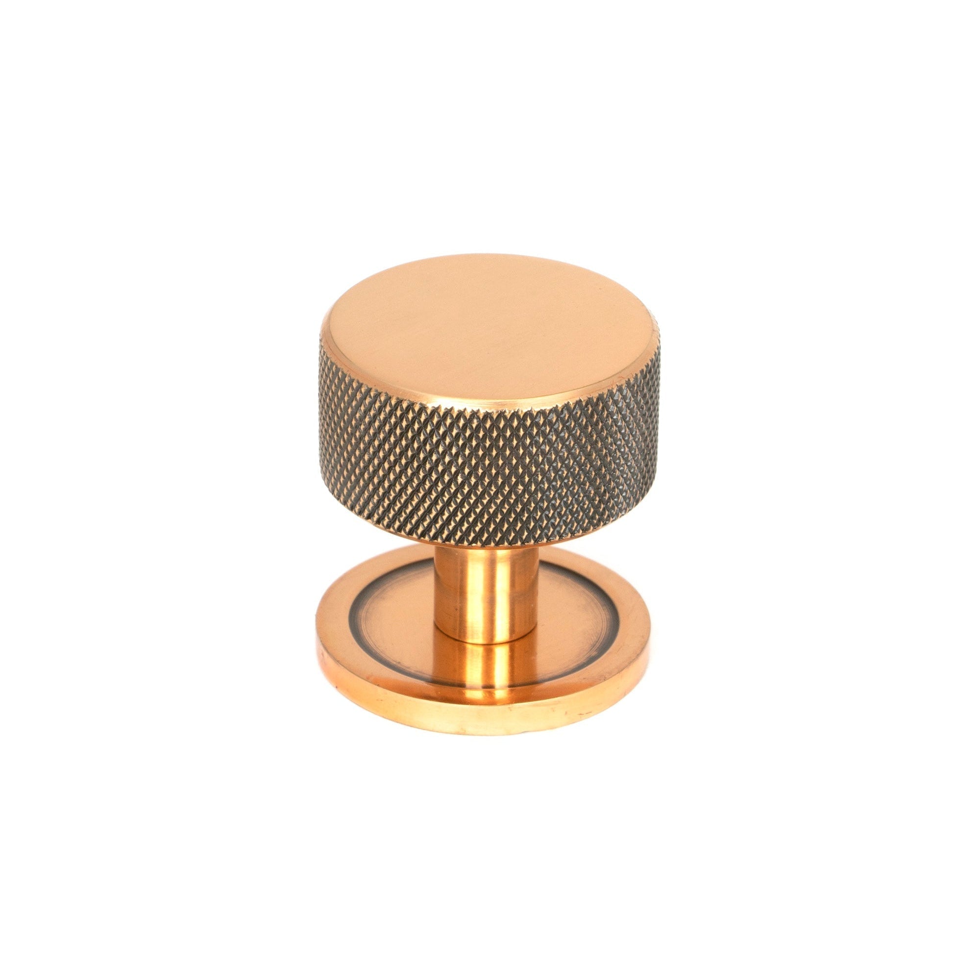 Polished Bronze Brompton Cabinet Knob - 32mm (Plain) | From The Anvil-Cabinet Knobs-Yester Home