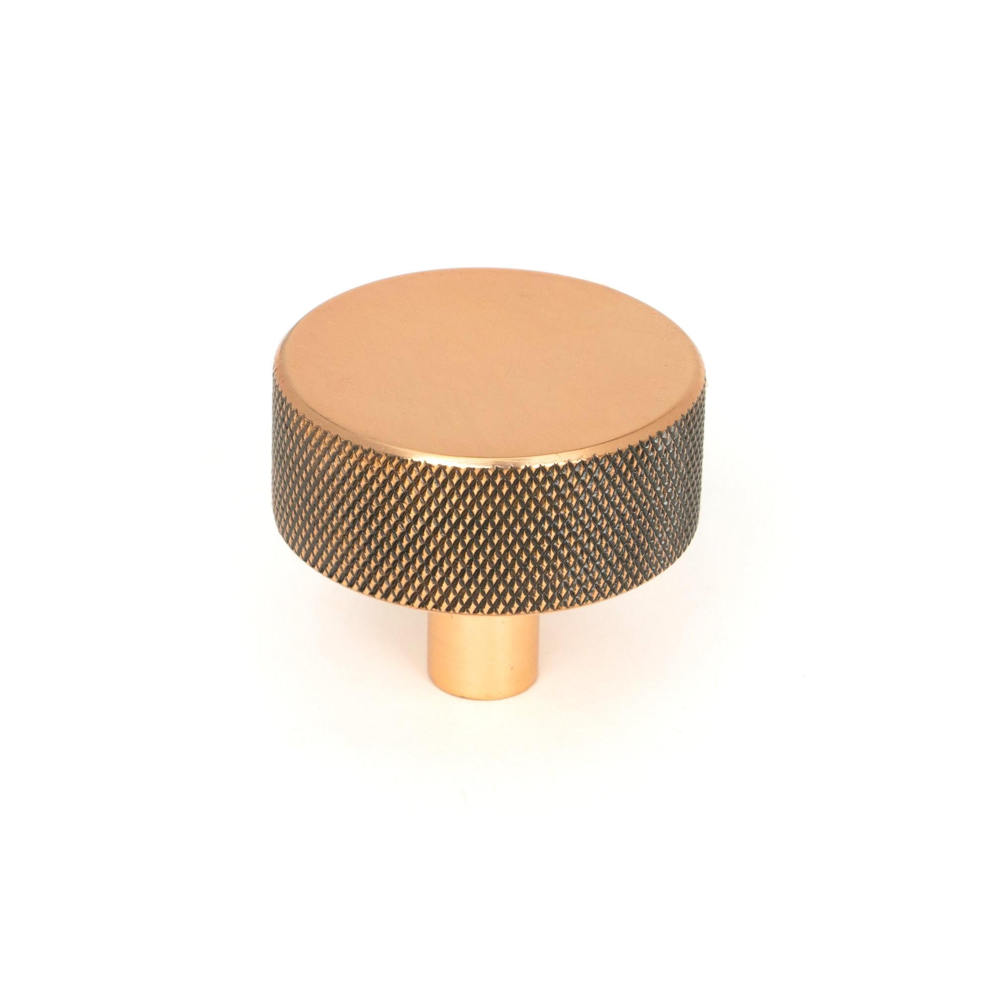 Polished Bronze Brompton Cabinet Knob - 38mm (No rose) | From The Anvil - Cabinet Knobs - From The Anvil - Yester Home