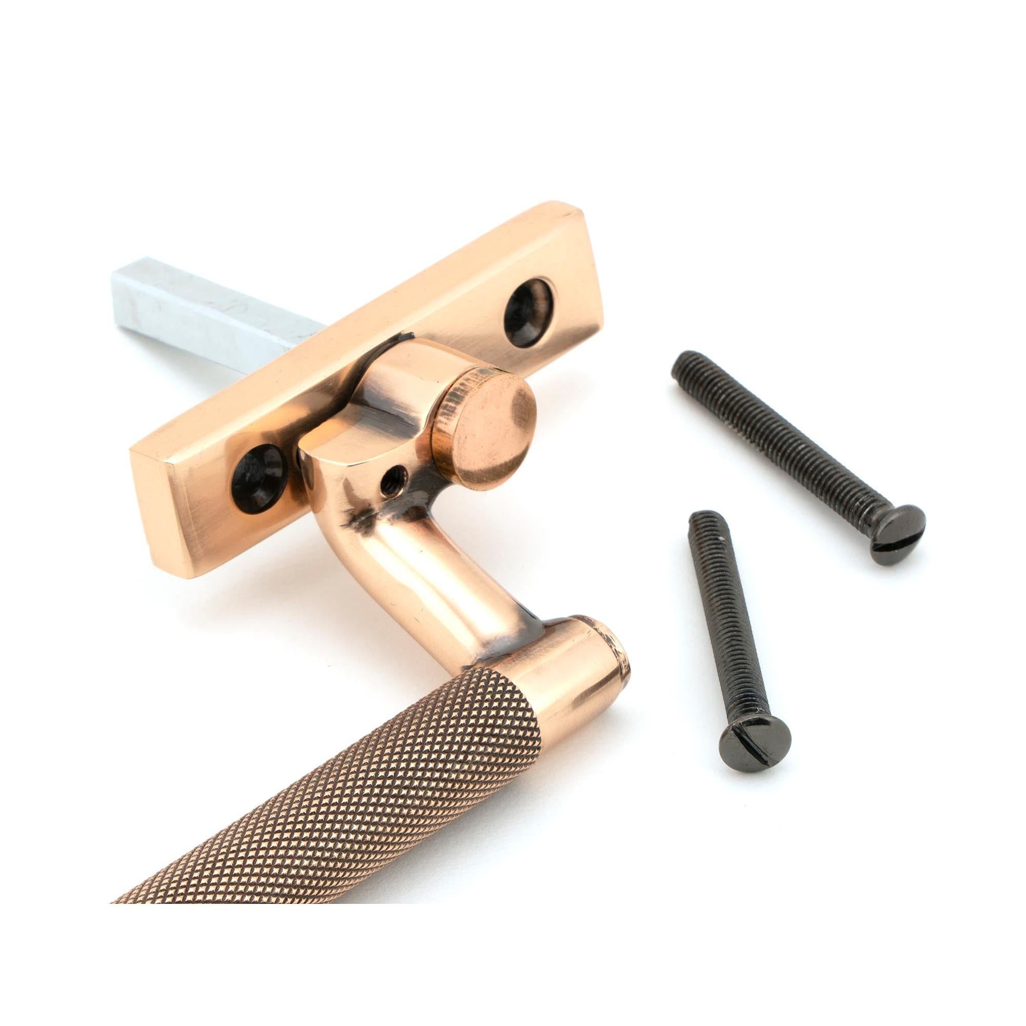 Polished Bronze Brompton Espag - RH | From The Anvil - Espag. Fasteners - From The Anvil - Yester Home