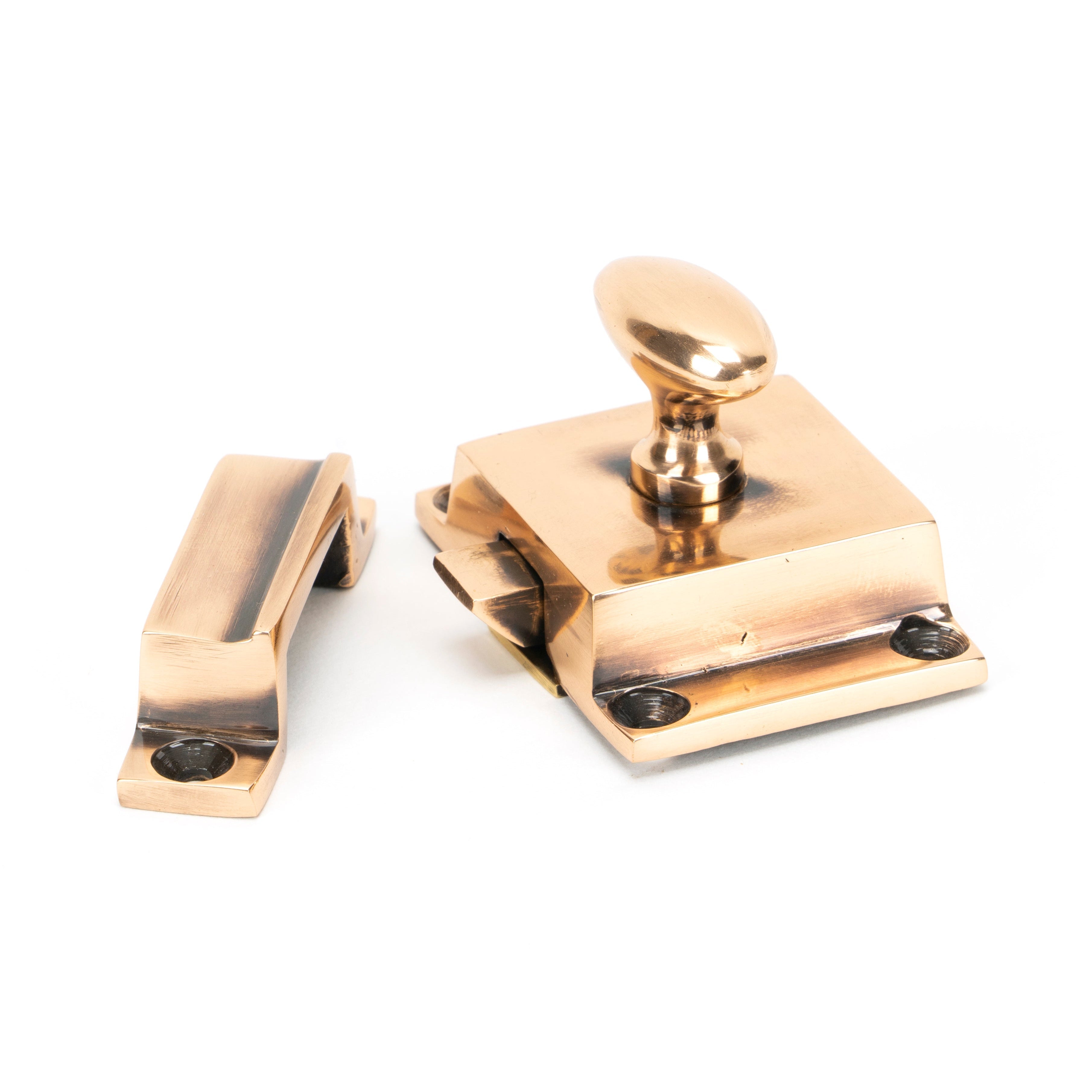 Polished Bronze Cabinet Latch | From The Anvil-Cabinet Latches & Catches-Yester Home