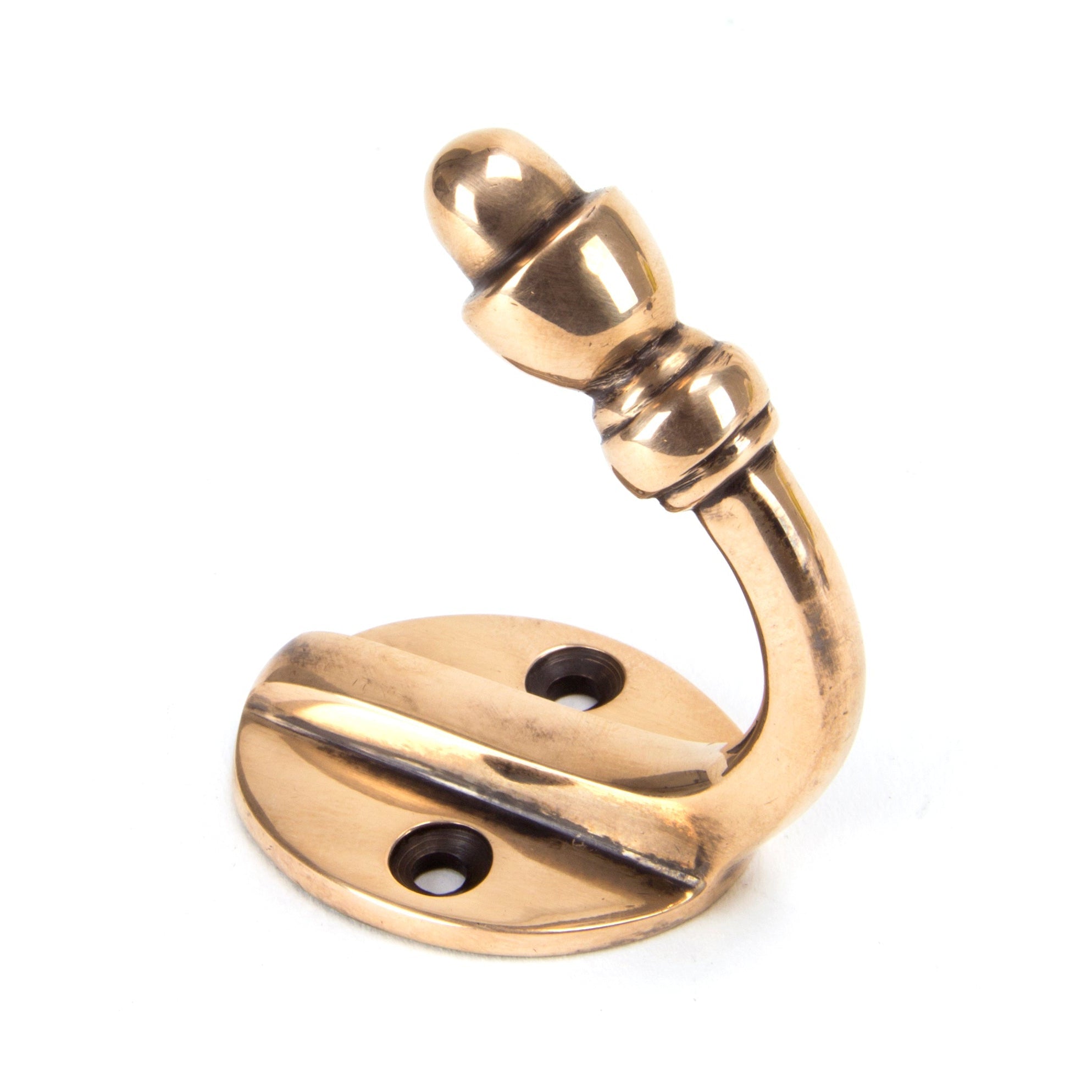 Polished Bronze Coat Hook | From The Anvil-Coat Hooks-Yester Home