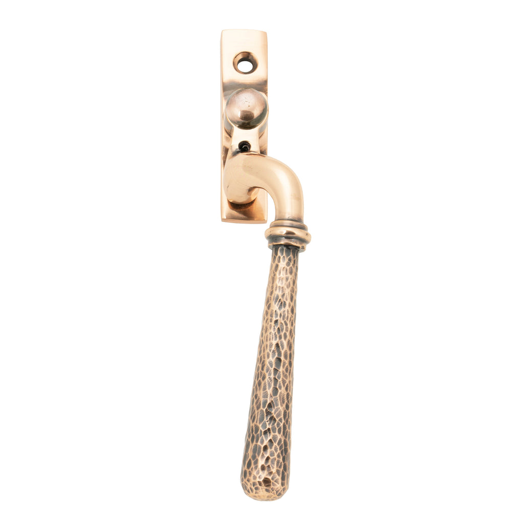 Polished Bronze Hammered Newbury Espag - RH | From The Anvil-Espag. Fasteners-Yester Home