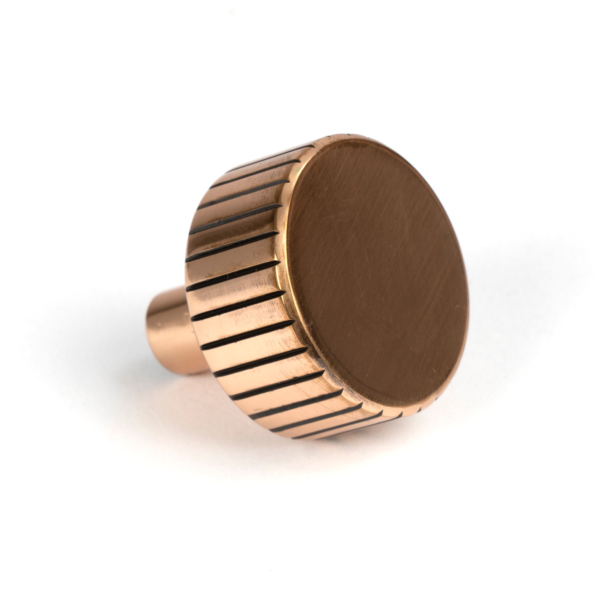 Polished Bronze Judd Cabinet Knob - 32mm (No rose) | From The Anvil-Cabinet Knobs-Yester Home