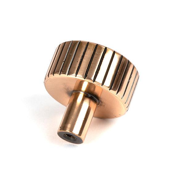 Polished Bronze Judd Cabinet Knob - 32mm (No rose) | From The Anvil-Cabinet Knobs-Yester Home