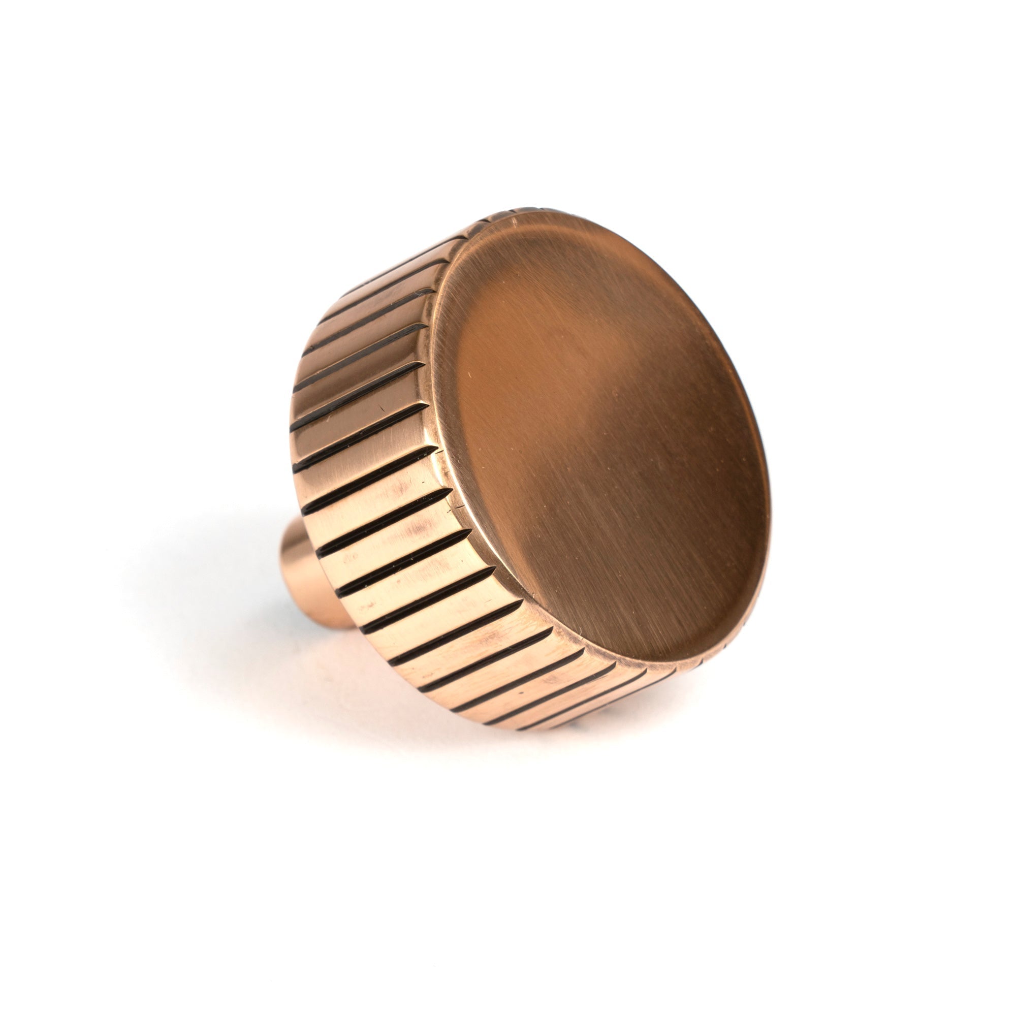 Polished Bronze Judd Cabinet Knob - 38mm (No rose) | From The Anvil-Cabinet Knobs-Yester Home
