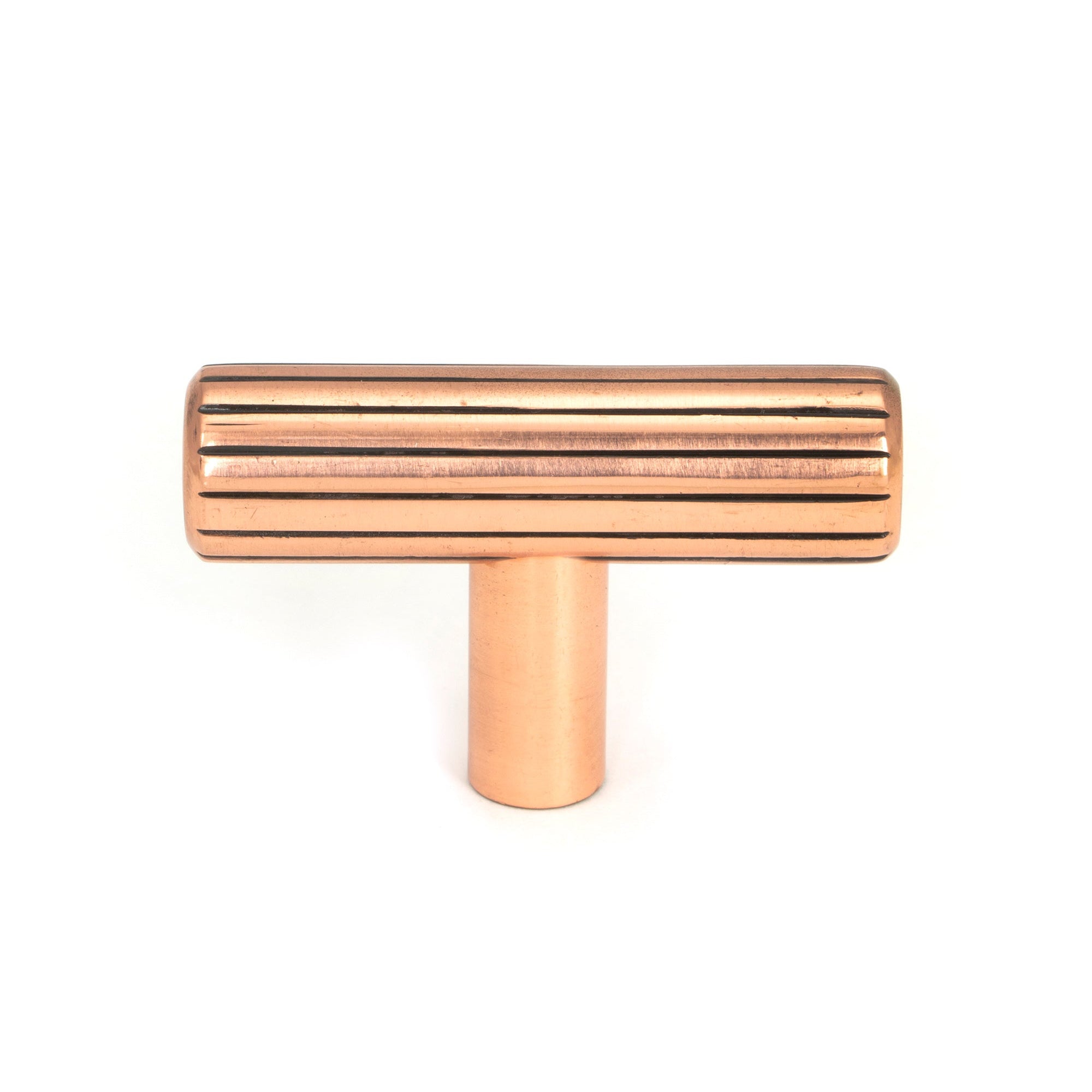 Polished Bronze Judd T-Bar | From The Anvil-Cabinet Knobs-Yester Home