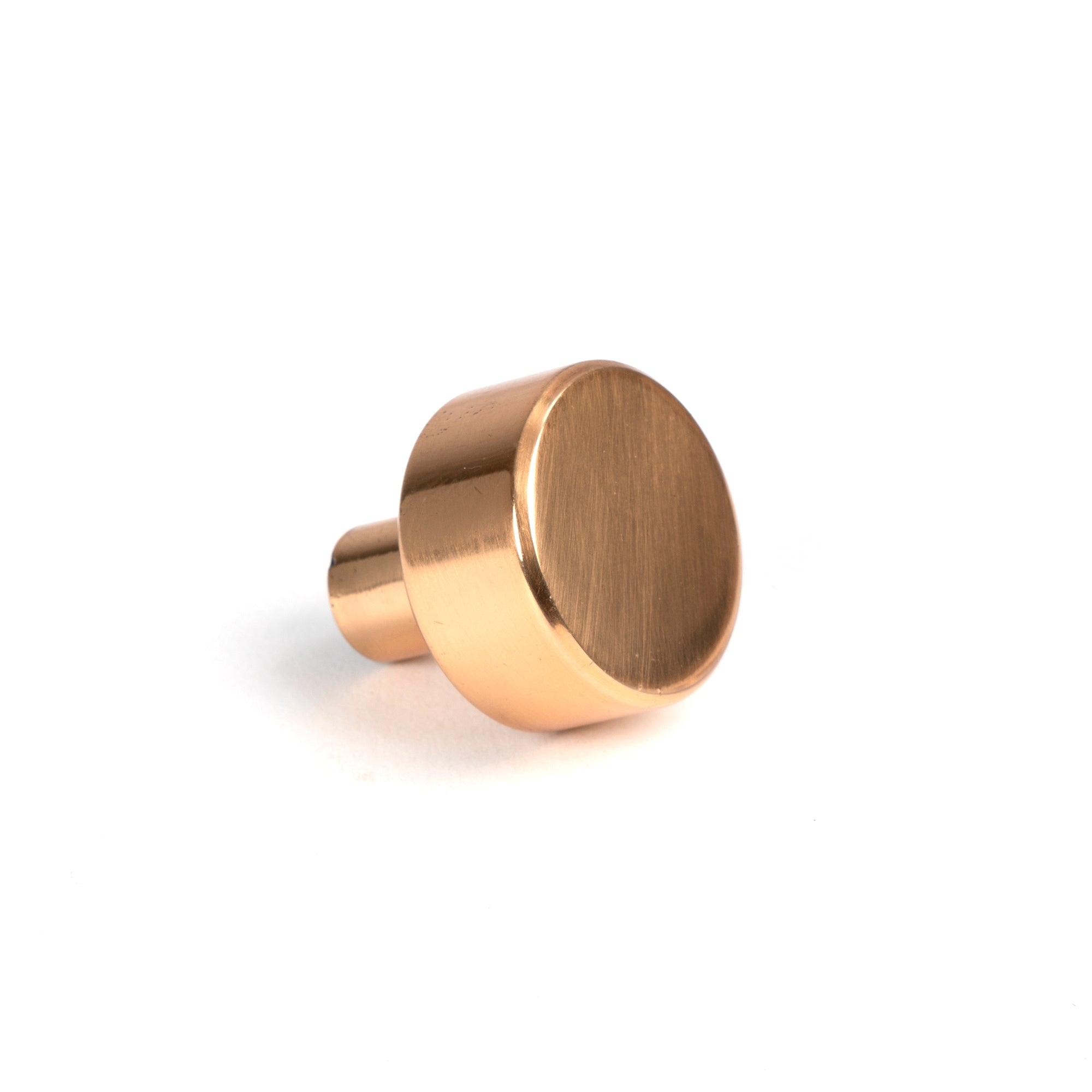 Polished Bronze Kelso Cabinet Knob - 25mm (No rose) | From The Anvil-Cabinet Knobs-Yester Home
