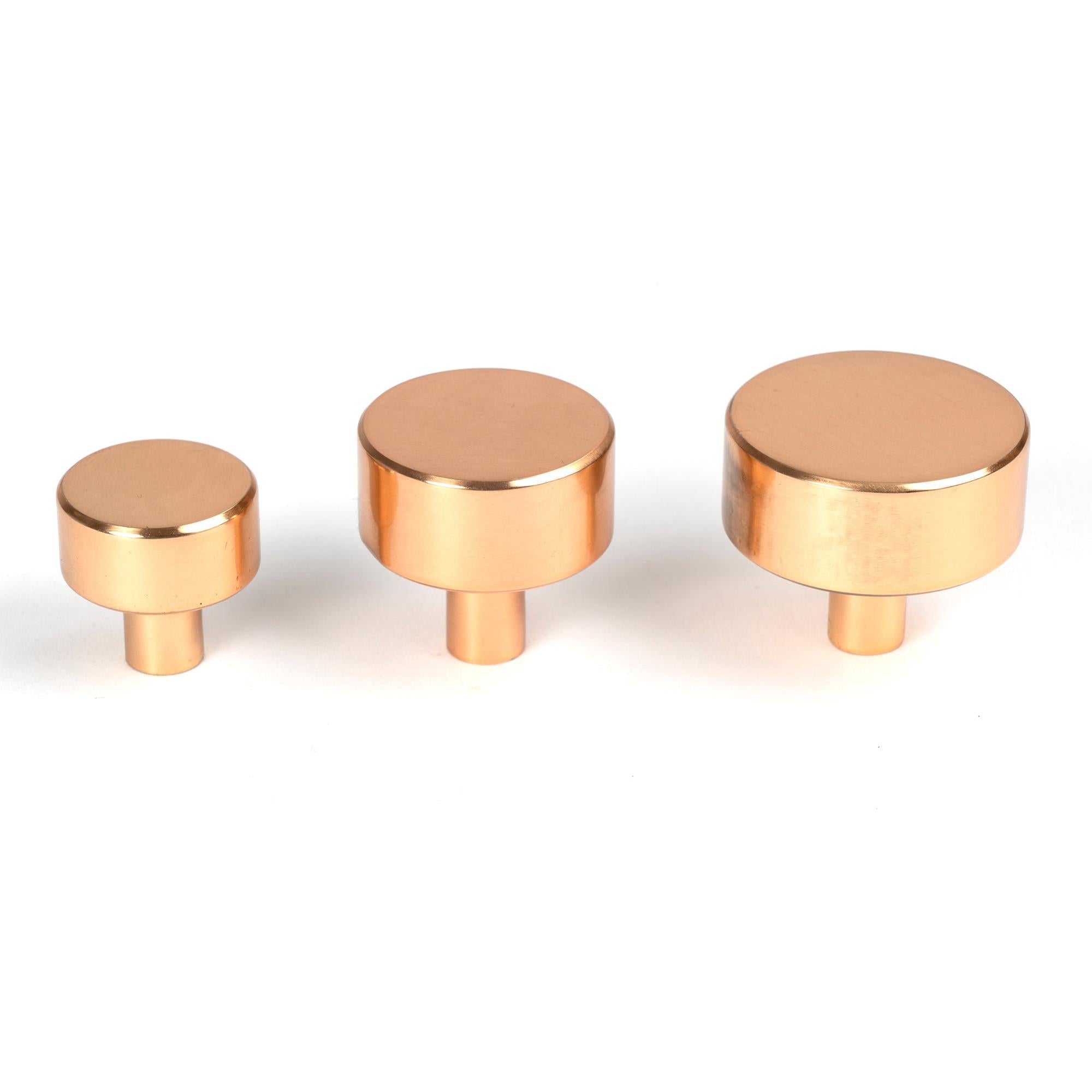 Polished Bronze Kelso Cabinet Knob - 32mm (No rose) | From The Anvil - Cabinet Knobs - From The Anvil - Yester Home