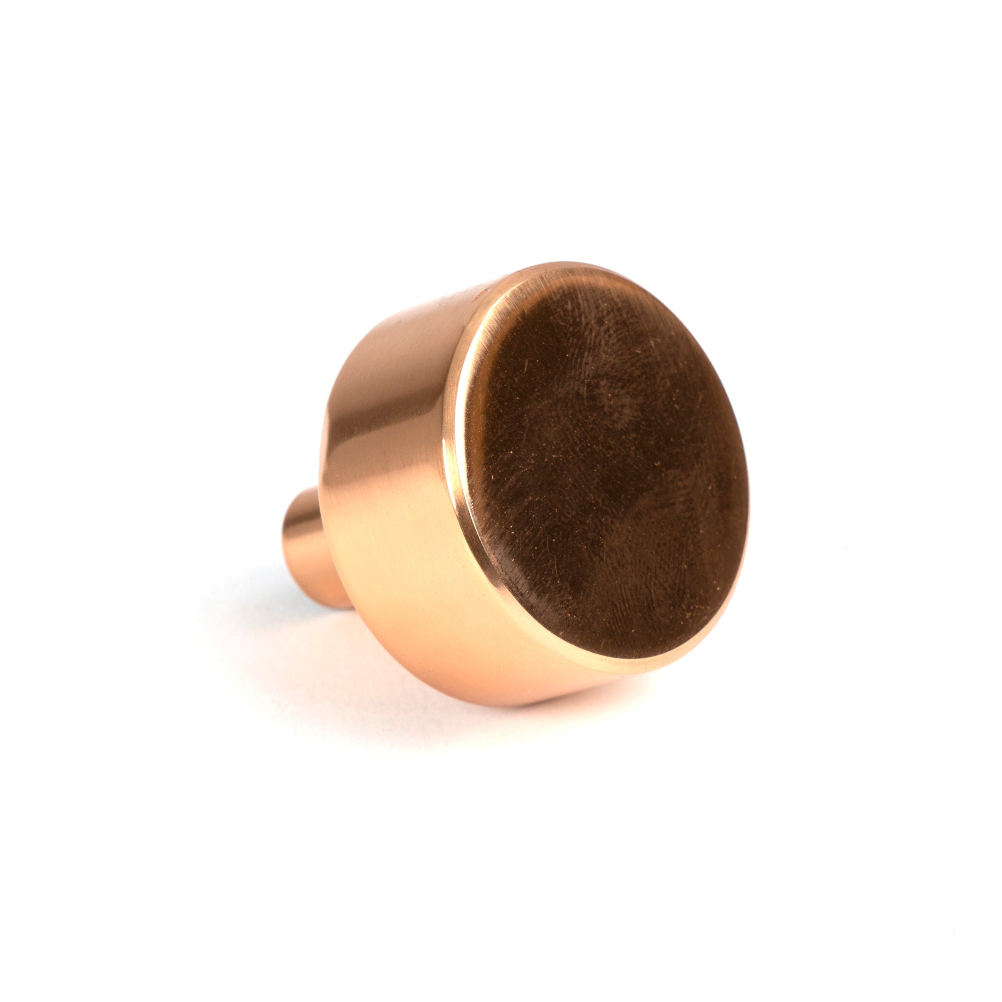 Polished Bronze Kelso Cabinet Knob - 32mm (No rose) | From The Anvil-Cabinet Knobs-Yester Home