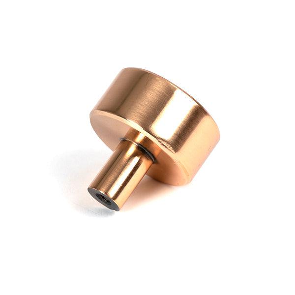 Polished Bronze Kelso Cabinet Knob - 32mm (No rose) | From The Anvil-Cabinet Knobs-Yester Home