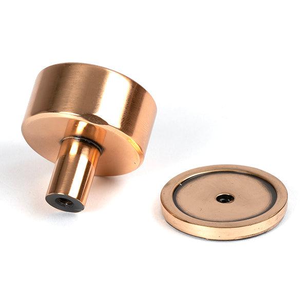 Polished Bronze Kelso Cabinet Knob - 32mm (Plain) | From The Anvil-Cabinet Knobs-Yester Home