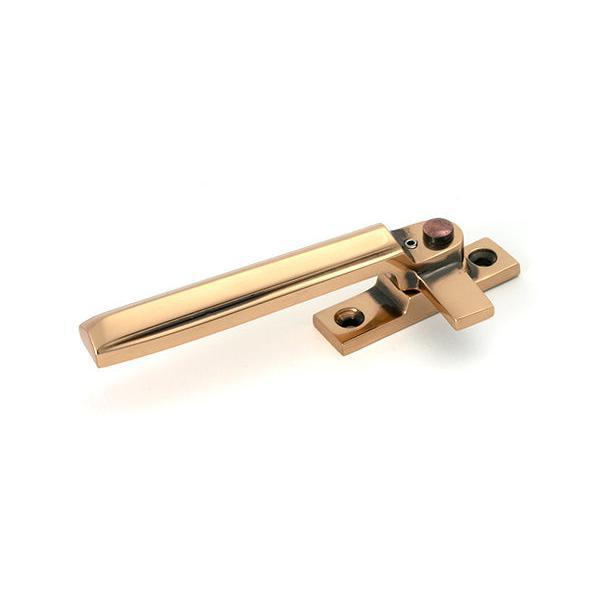 Polished Bronze Locking Art Deco Fastener - LH - Locking Fasteners - From The Anvil - Yester Home