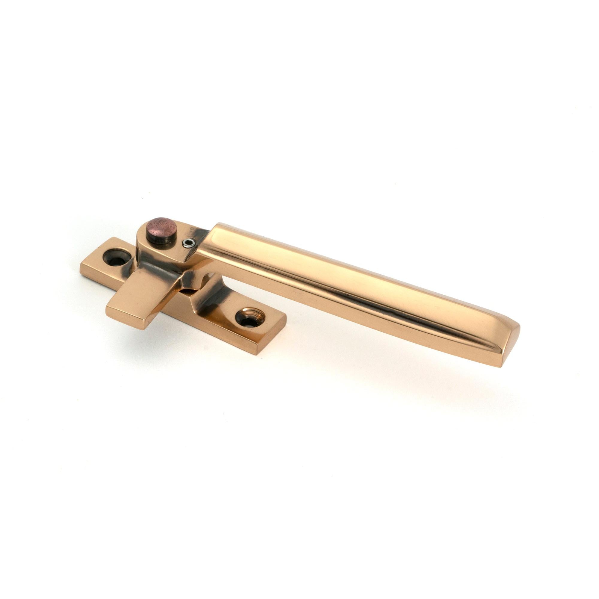 Polished Bronze Locking Art Deco Fastener - RH - Locking Fasteners - From The Anvil - Yester Home