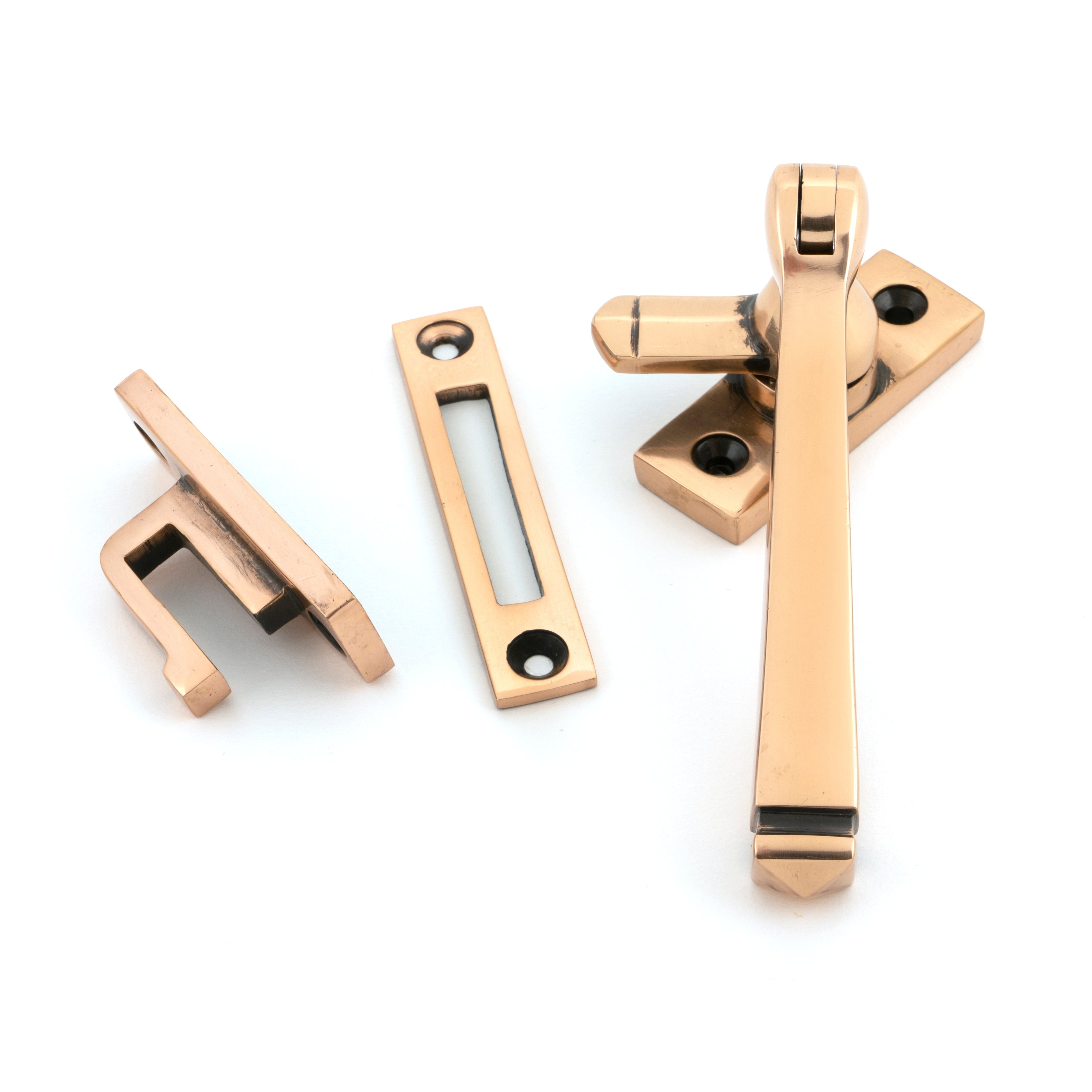 Polished Bronze Locking Avon Fastener | From The Anvil-Locking Fasteners-Yester Home