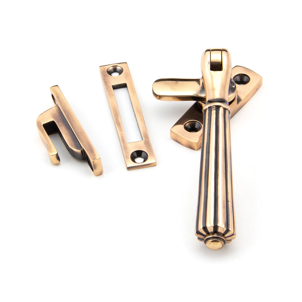 Polished Bronze Locking Hinton Fastener | From The Anvil-Locking Fasteners-Yester Home