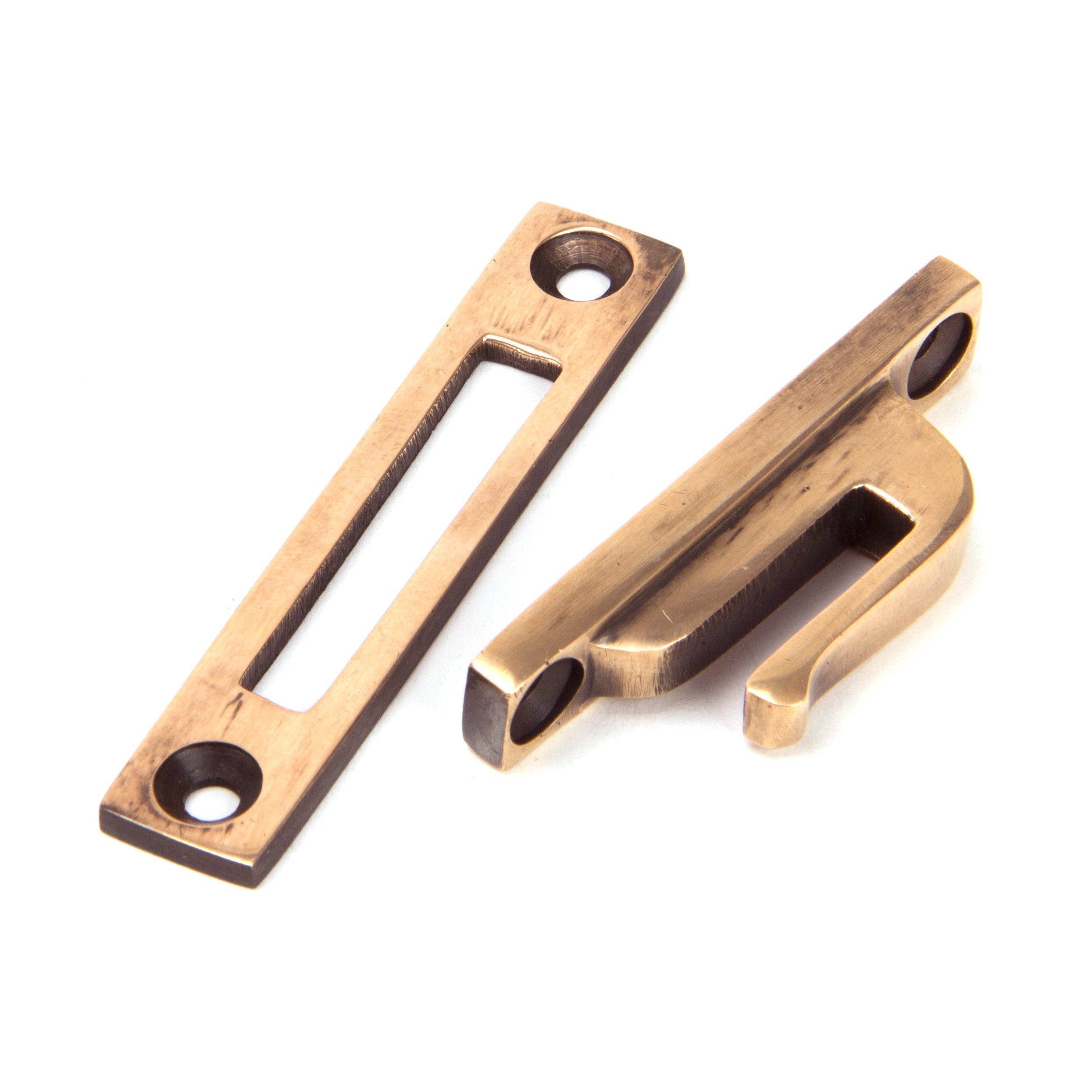 Polished Bronze Locking Newbury Fastener | From The Anvil-Locking Fasteners-Yester Home