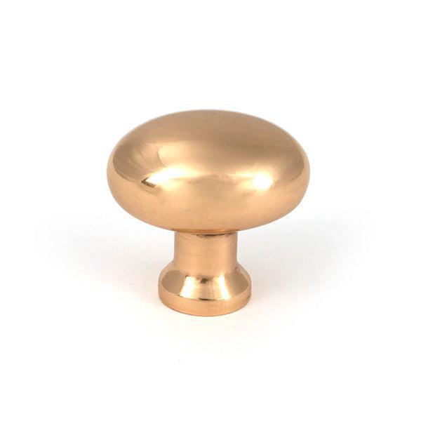 Polished Bronze Moore Cabinet Knob - 32mm - Cabinet Knobs - From The Anvil - Yester Home