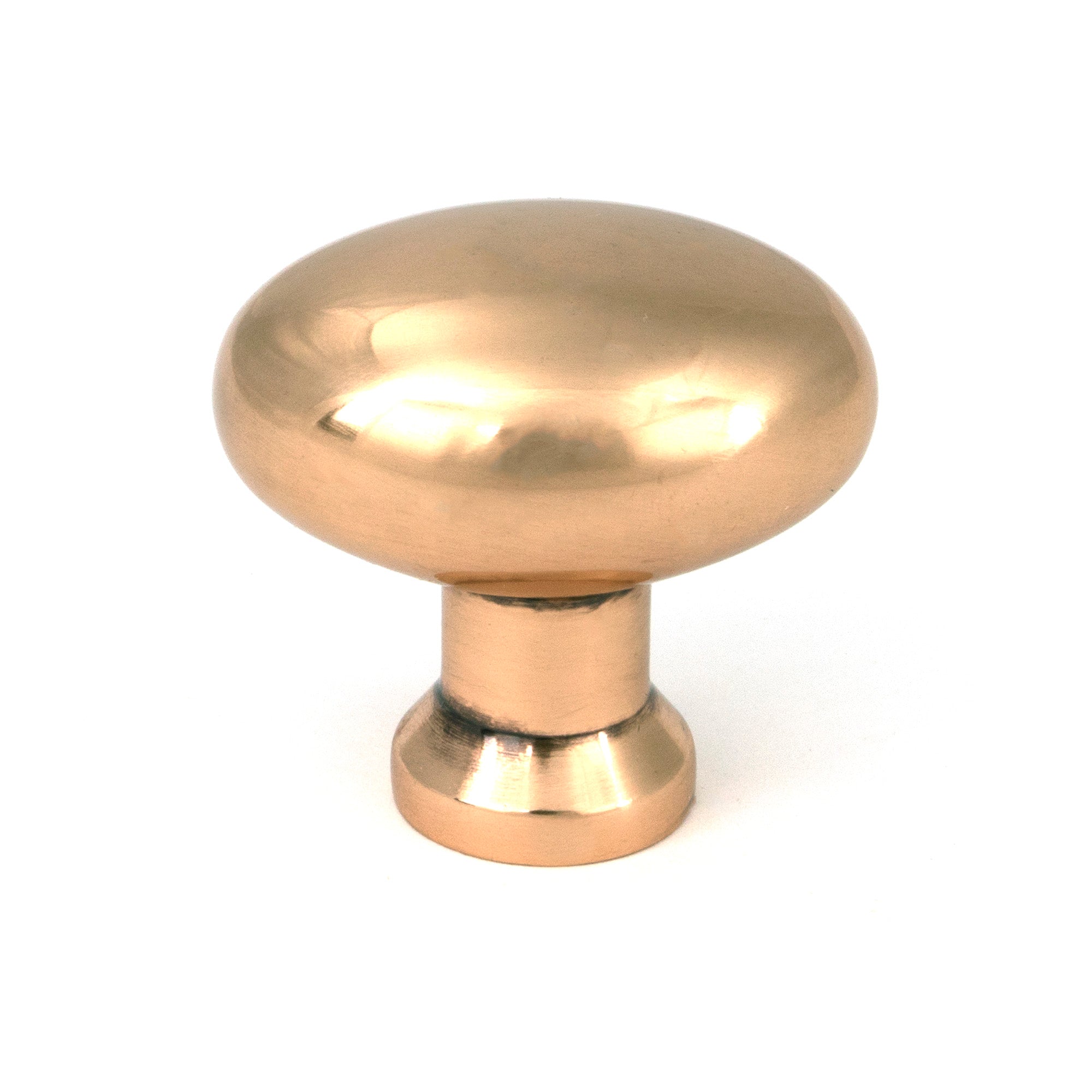 Polished Bronze Moore Cabinet Knob - 38mm - Cabinet Knobs - From The Anvil - Yester Home