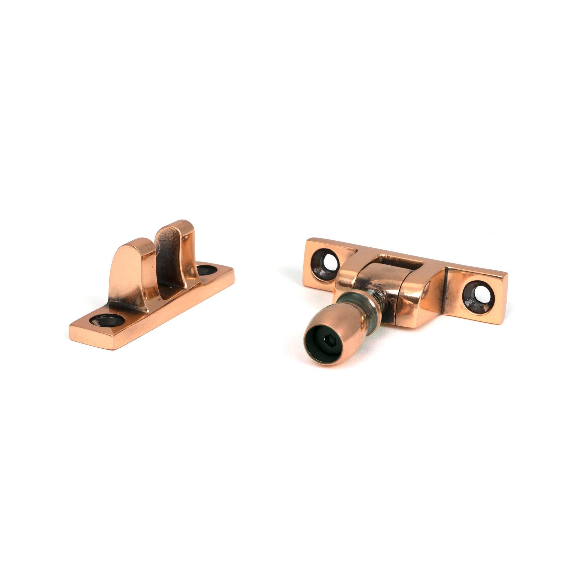 Polished Bronze Mushroom Brighton Fastener - Narrow (Square) | From The Anvil - Brighton Fasteners - From The Anvil - Yester Home