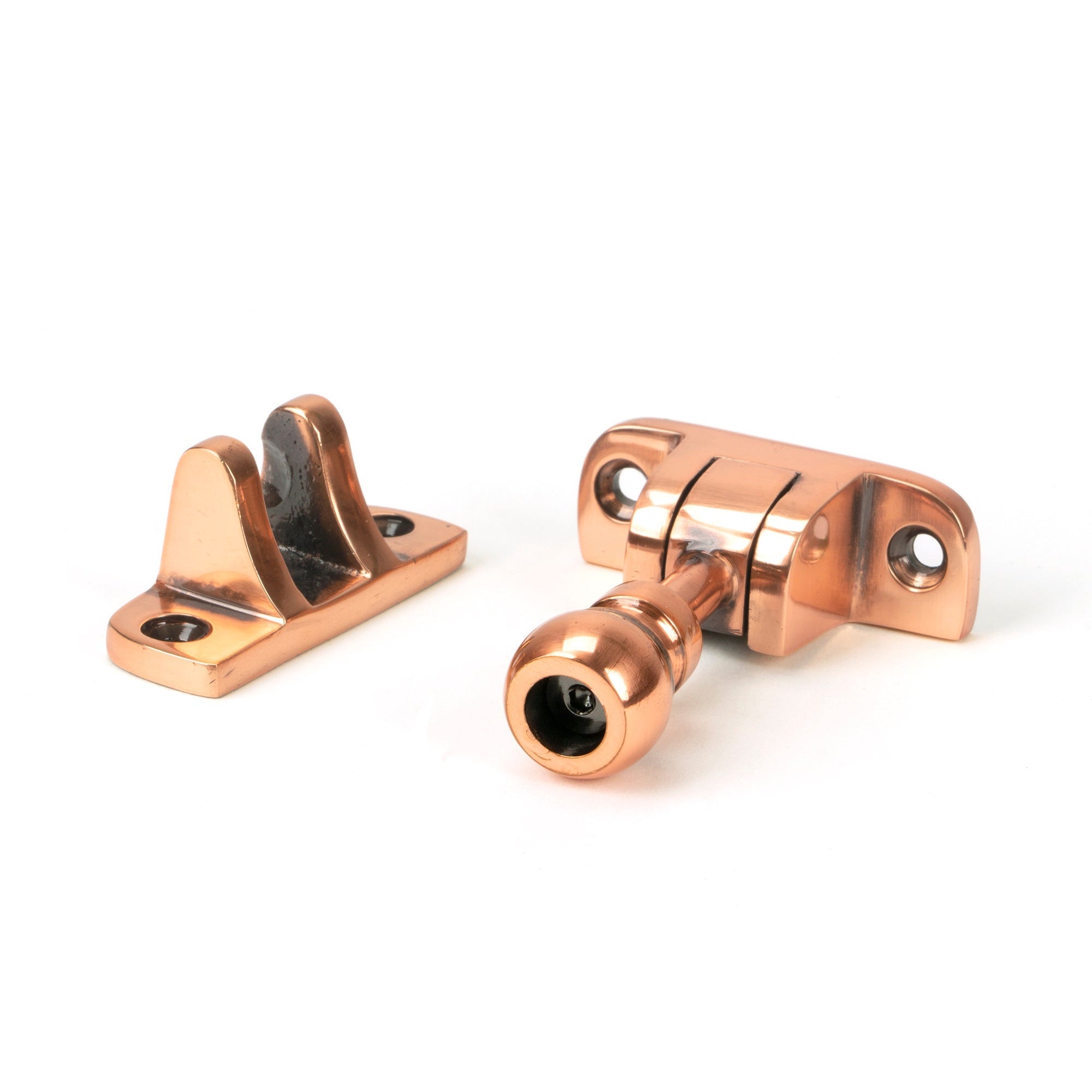 Polished Bronze Mushroom Brighton Fastener (Radiused) | From The Anvil-Fasteners-Yester Home