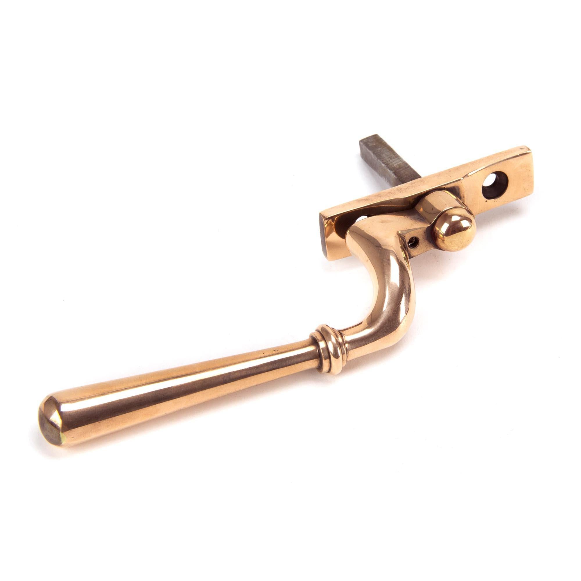 Polished Bronze Newbury Espag - RH | From The Anvil - Espag. Fasteners - From The Anvil - Yester Home