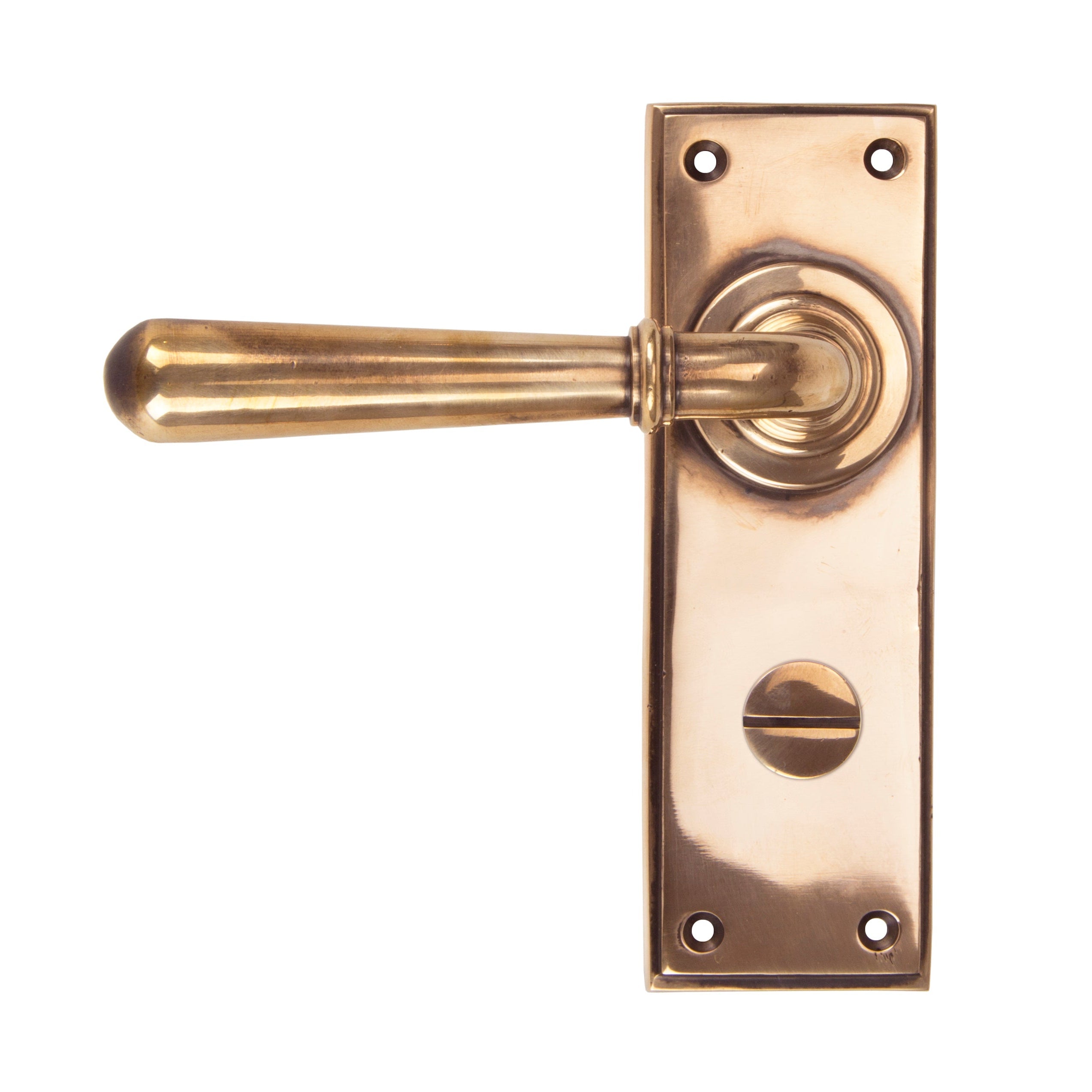 Polished Bronze Newbury Lever Bathroom Set | From The Anvil-Lever Bathroom-Yester Home