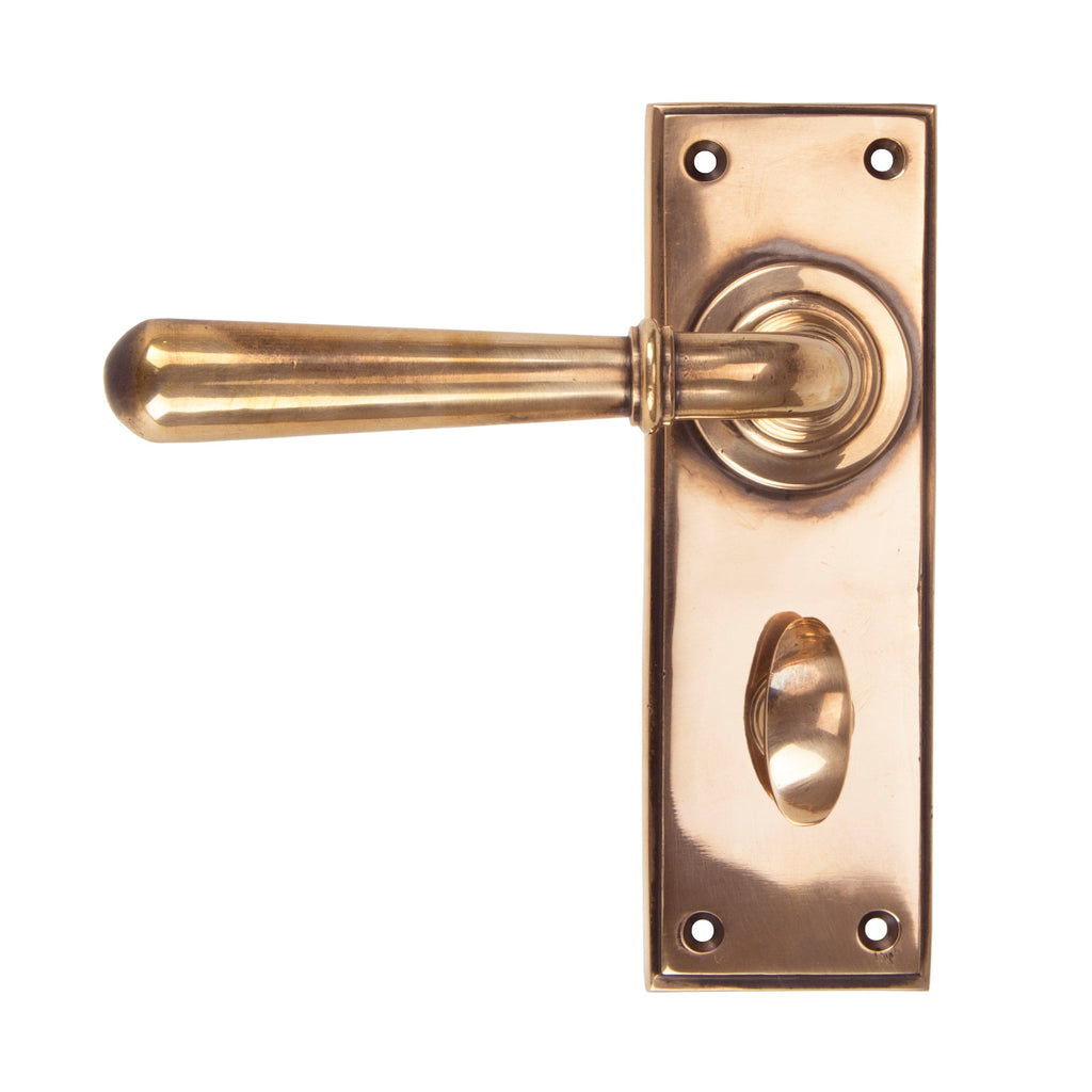 Polished Bronze Newbury Lever Bathroom Set | From The Anvil-Lever Bathroom-Yester Home