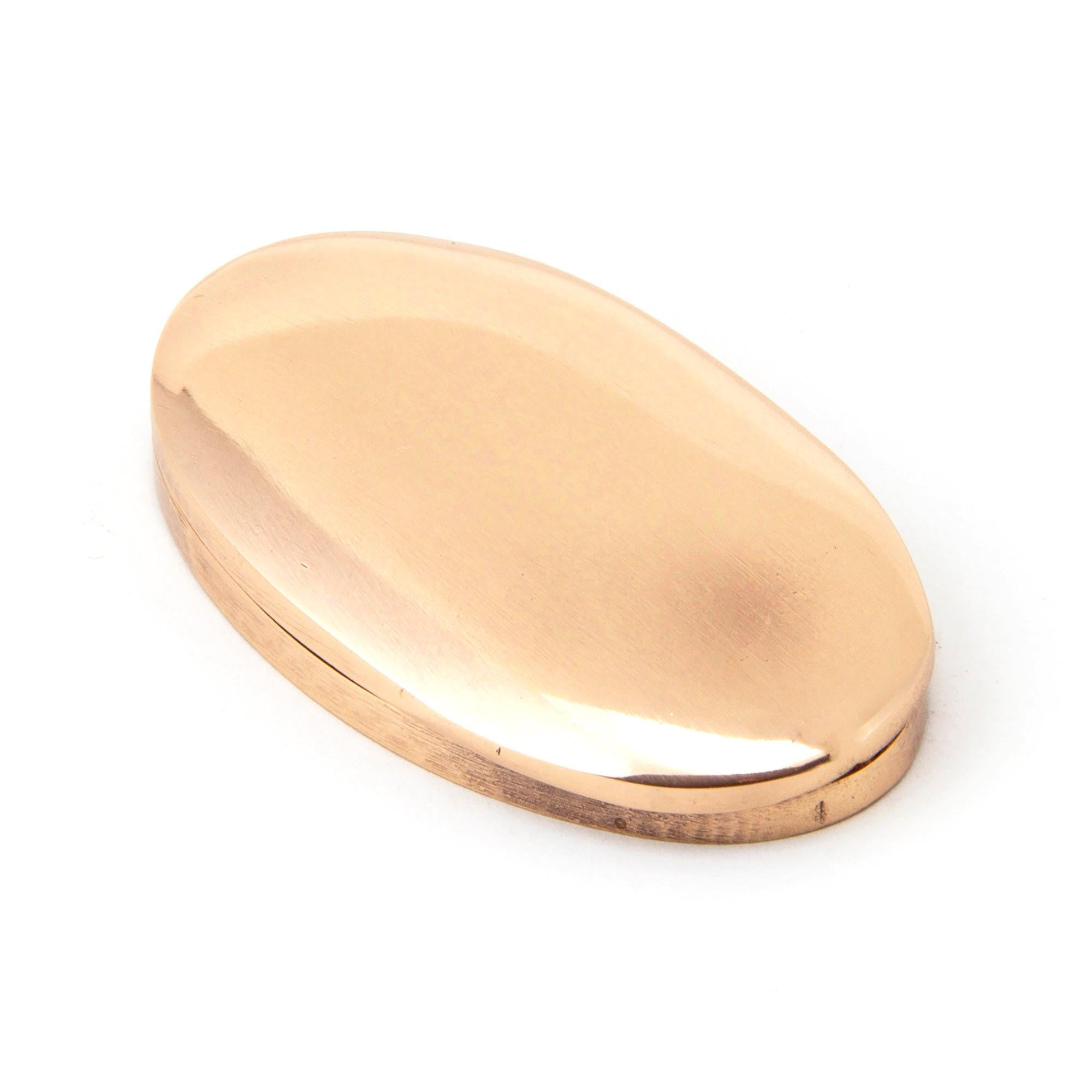 Polished Bronze Oval Escutcheon & Cover | From The Anvil - Escutcheons - From The Anvil - Yester Home