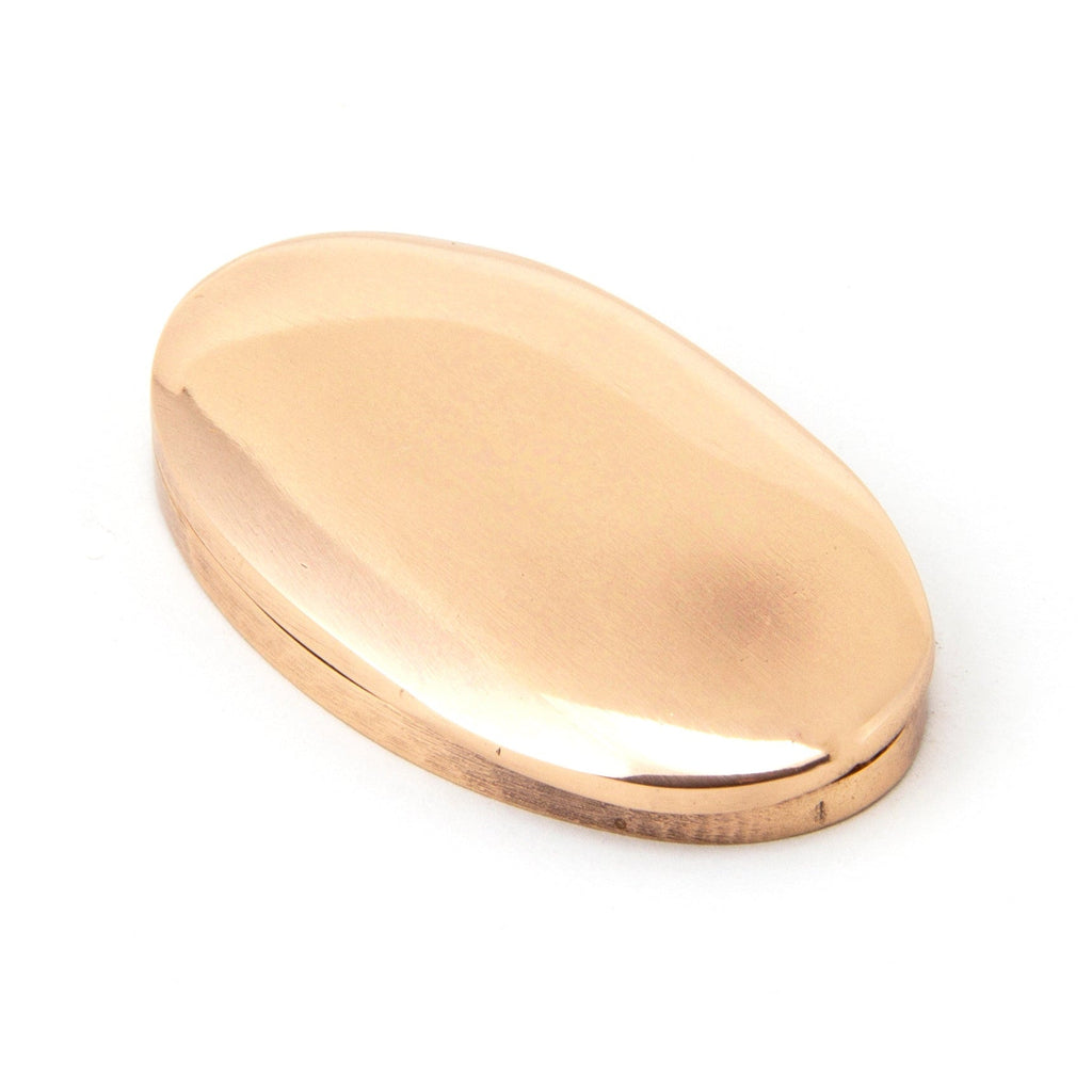 Polished Bronze Oval Escutcheon & Cover | From The Anvil-Escutcheons-Yester Home