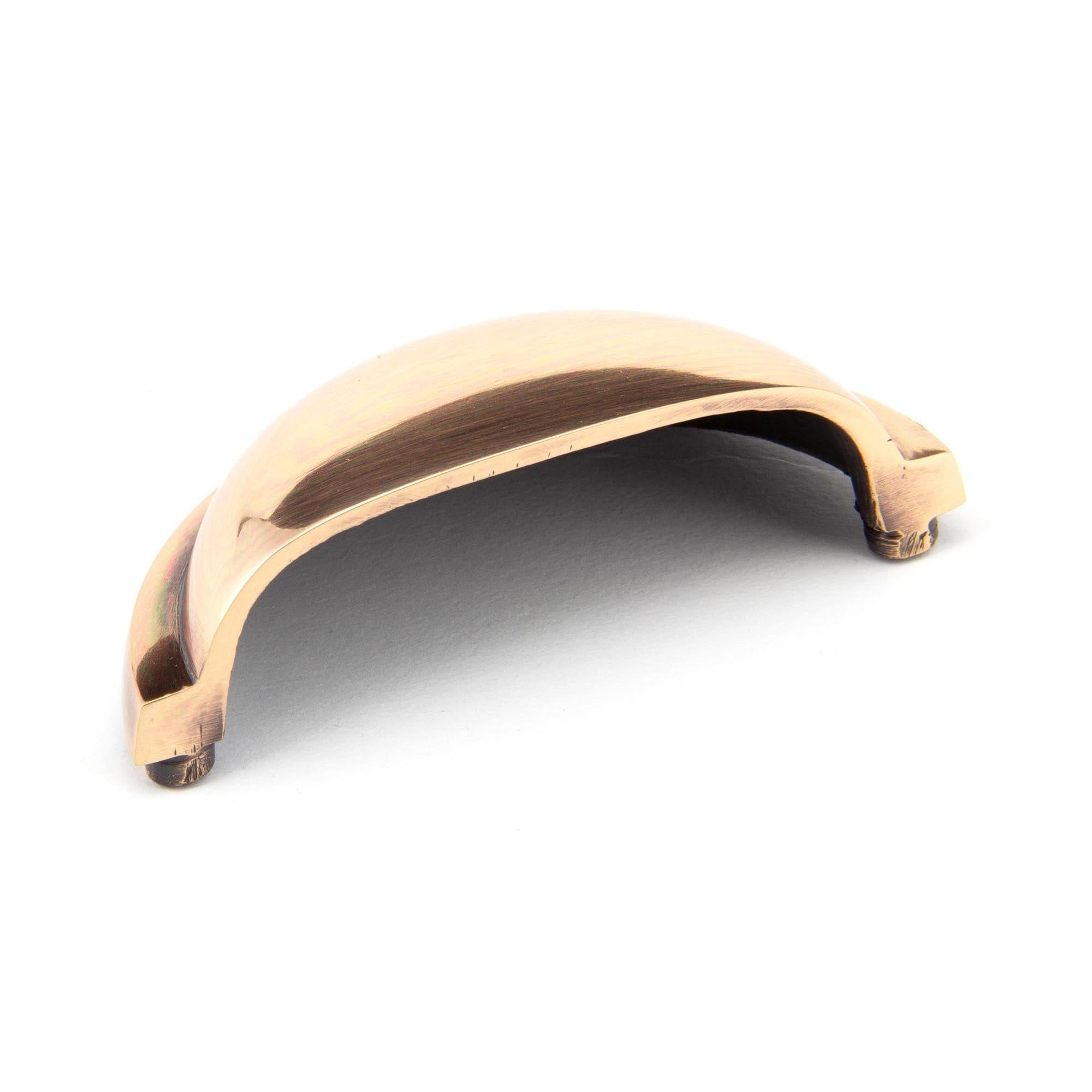 Polished Bronze Regency Concealed Drawer Pull | From The Anvil - Drawer Pulls - From The Anvil - Yester Home