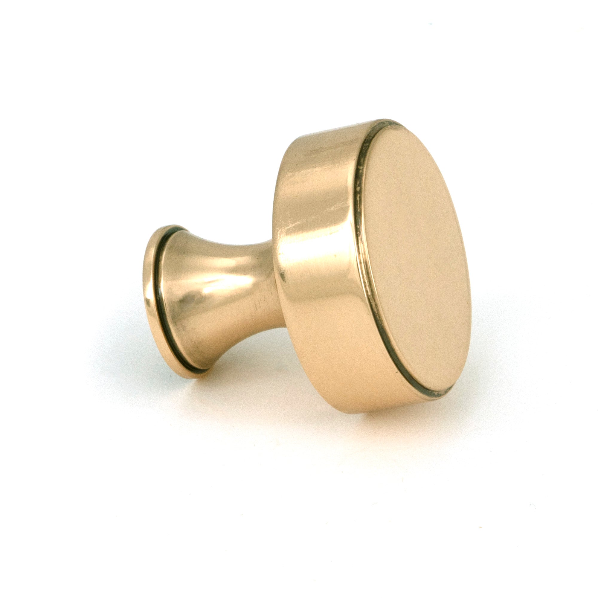 Polished Bronze Scully Cabinet Knob - 32mm - Cabinet Knobs - From The Anvil - Yester Home