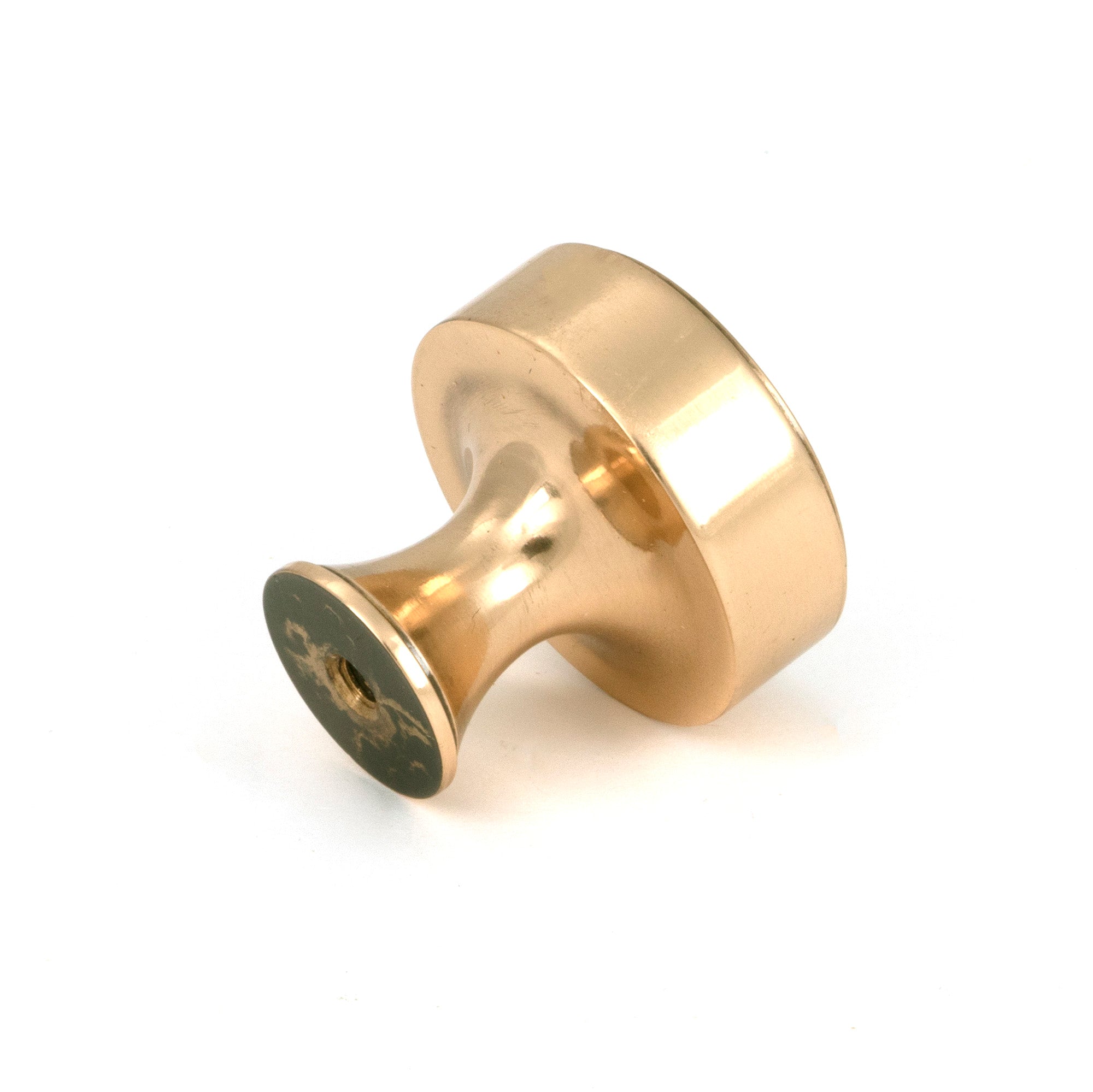 Polished Bronze Scully Cabinet Knob - 38mm - Cabinet Knobs - From The Anvil - Yester Home