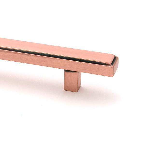 Polished Bronze Scully Pull Handle - Medium - Pull Handles - From The Anvil - Yester Home