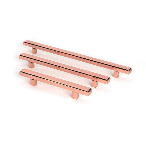 Polished Bronze Scully Pull Handle - Small - Pull Handles - From The Anvil - Yester Home