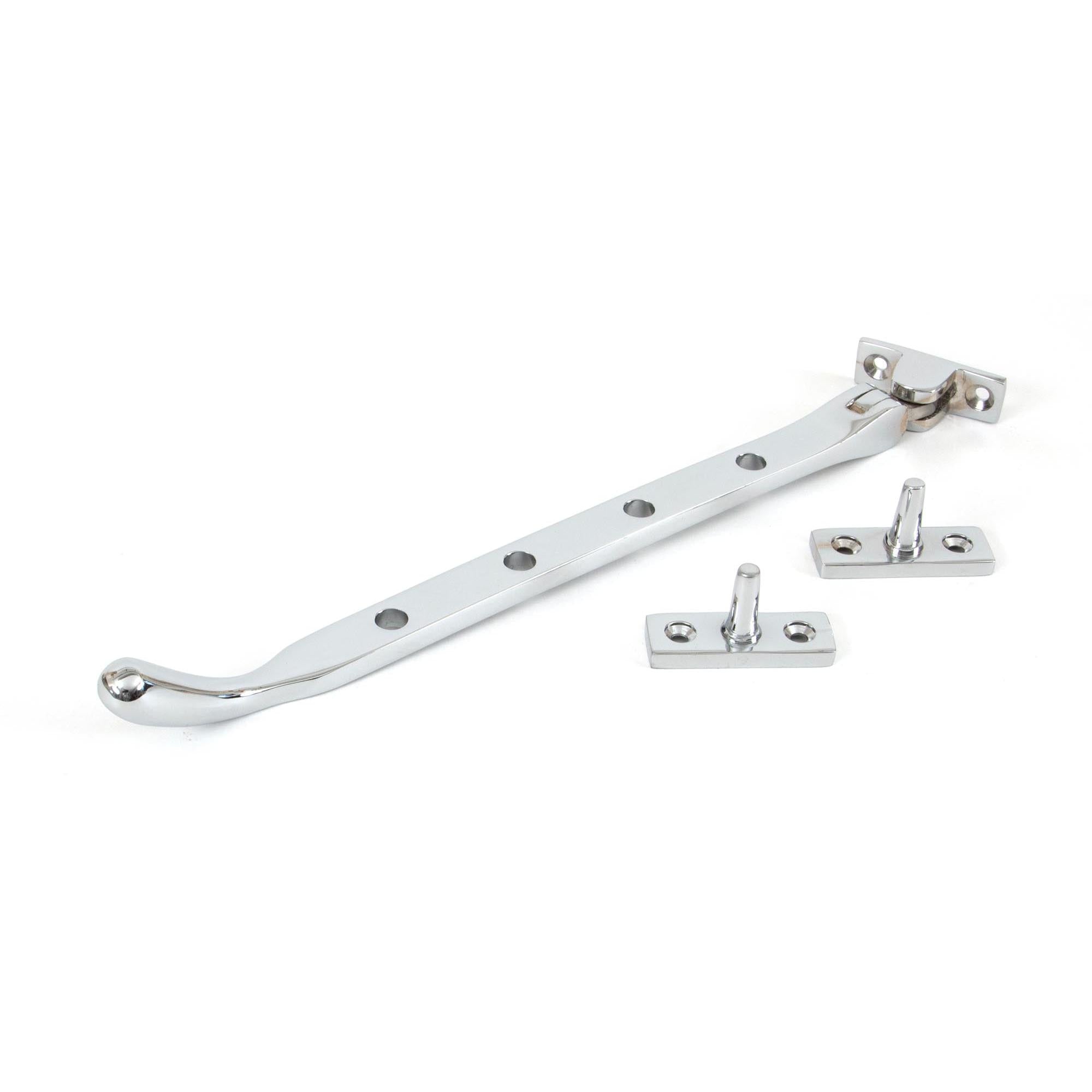 Polished Chrome 10" Peardrop Stay | From The Anvil - Stays - From The Anvil - Yester Home