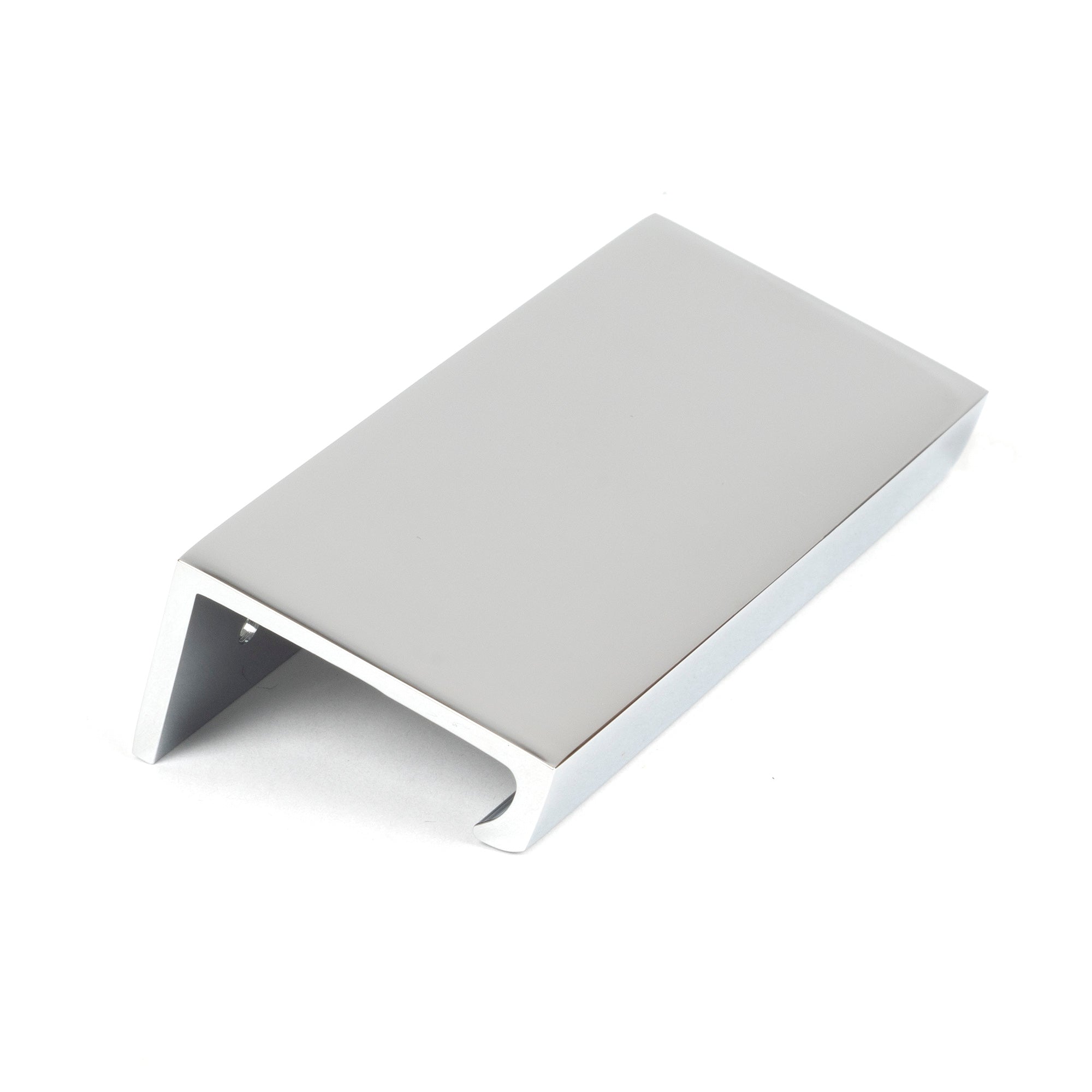 Polished Chrome 100mm Plain Edge Pull | From The Anvil - Cabinet Pulls - From The Anvil - Yester Home