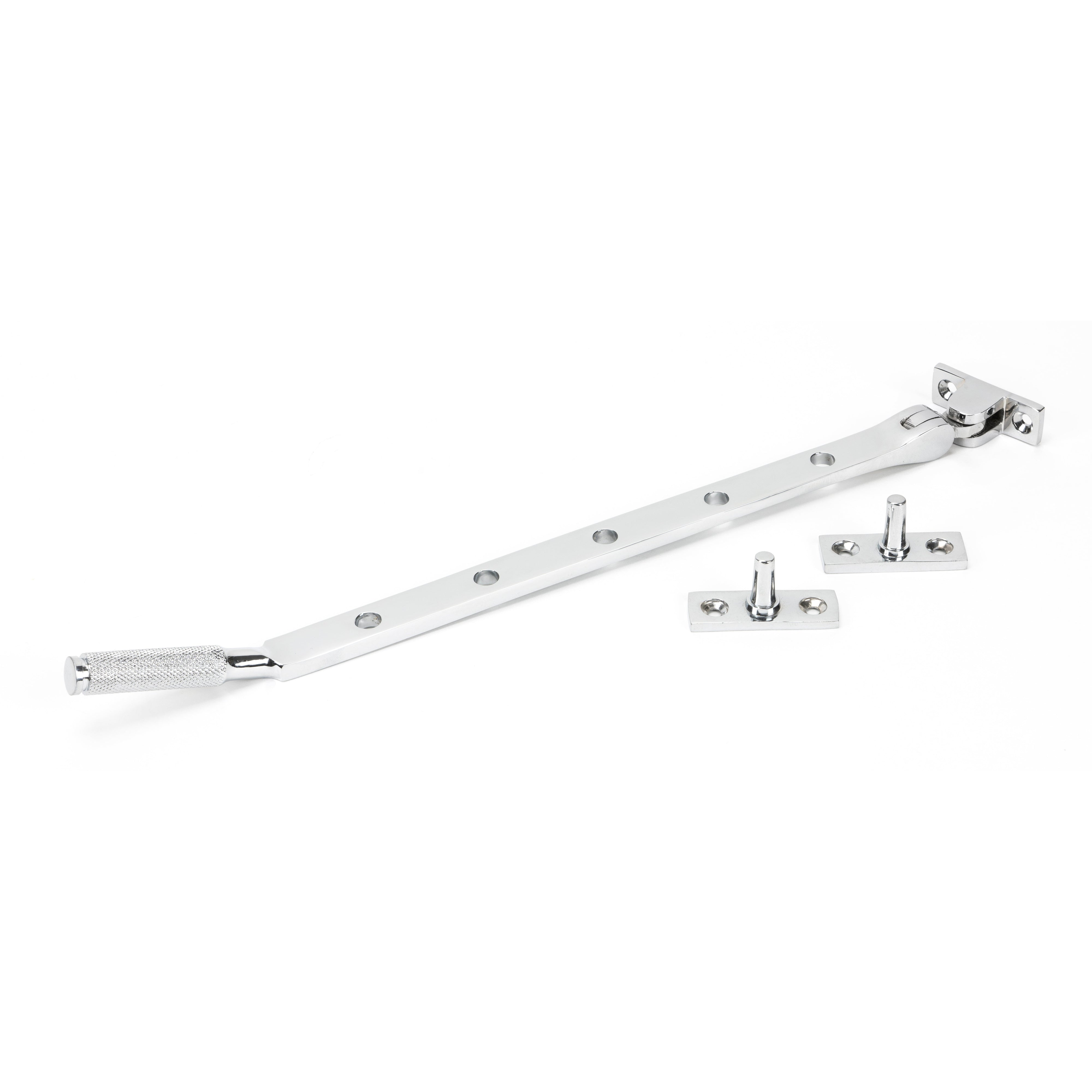 Polished Chrome 12" Brompton Stay | From The Anvil-Stays-Yester Home