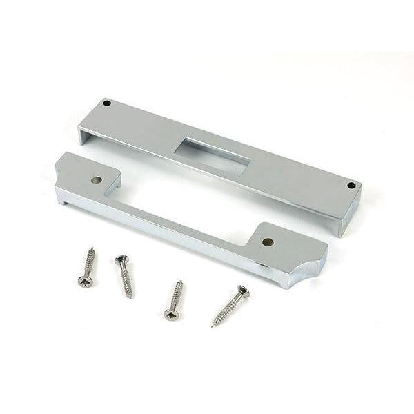 Polished Chrome ½" Rebate Kit for Euro Dead Lock - Deadlocks & Deadbolts - From The Anvil - Yester Home
