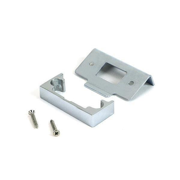 Polished Chrome ½" Rebate Kit for Tubular Mortice Latch - Latches - From The Anvil - Yester Home