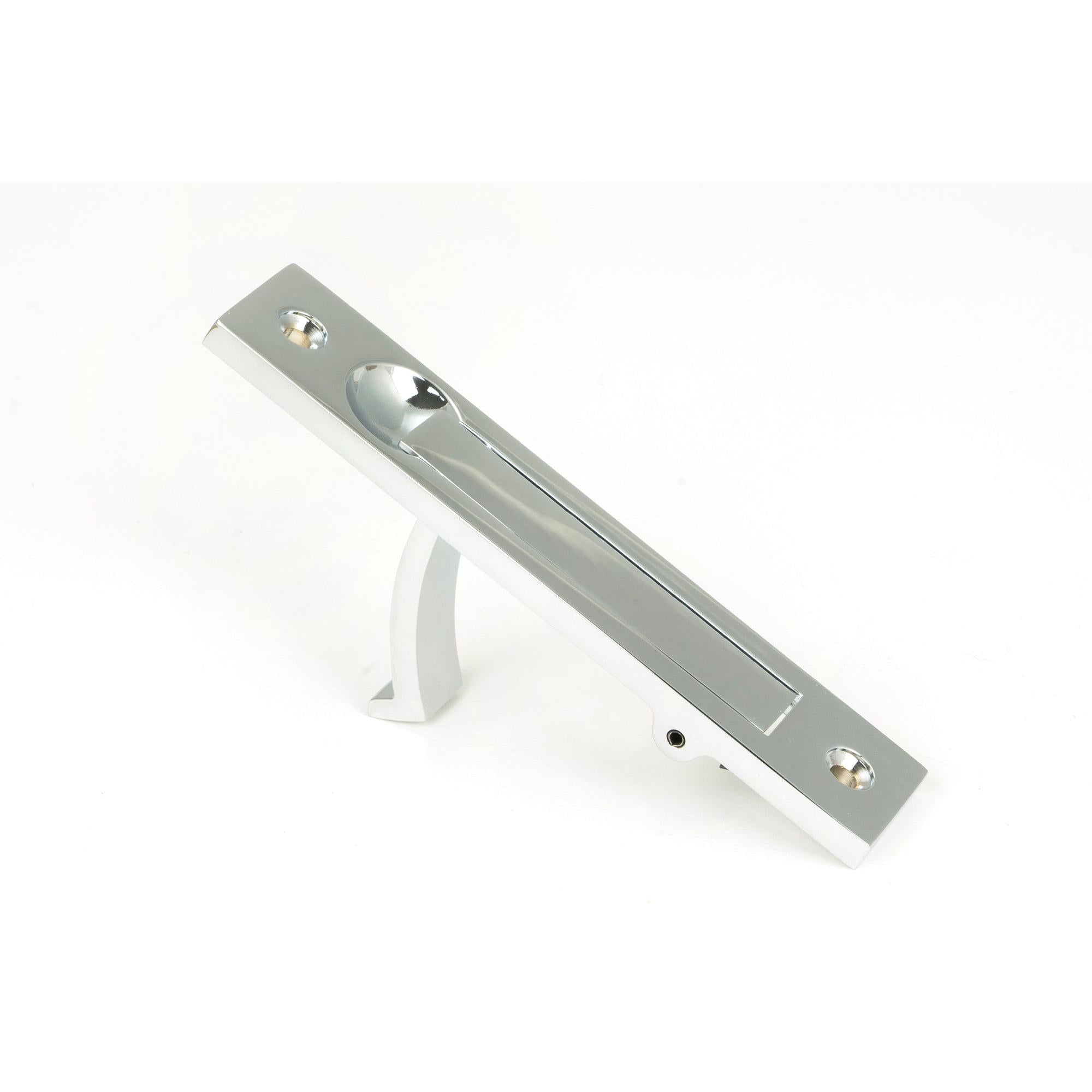 Polished Chrome 125mm x 25mm Edge Pull | From The Anvil - Cabinet Pulls - From The Anvil - Yester Home