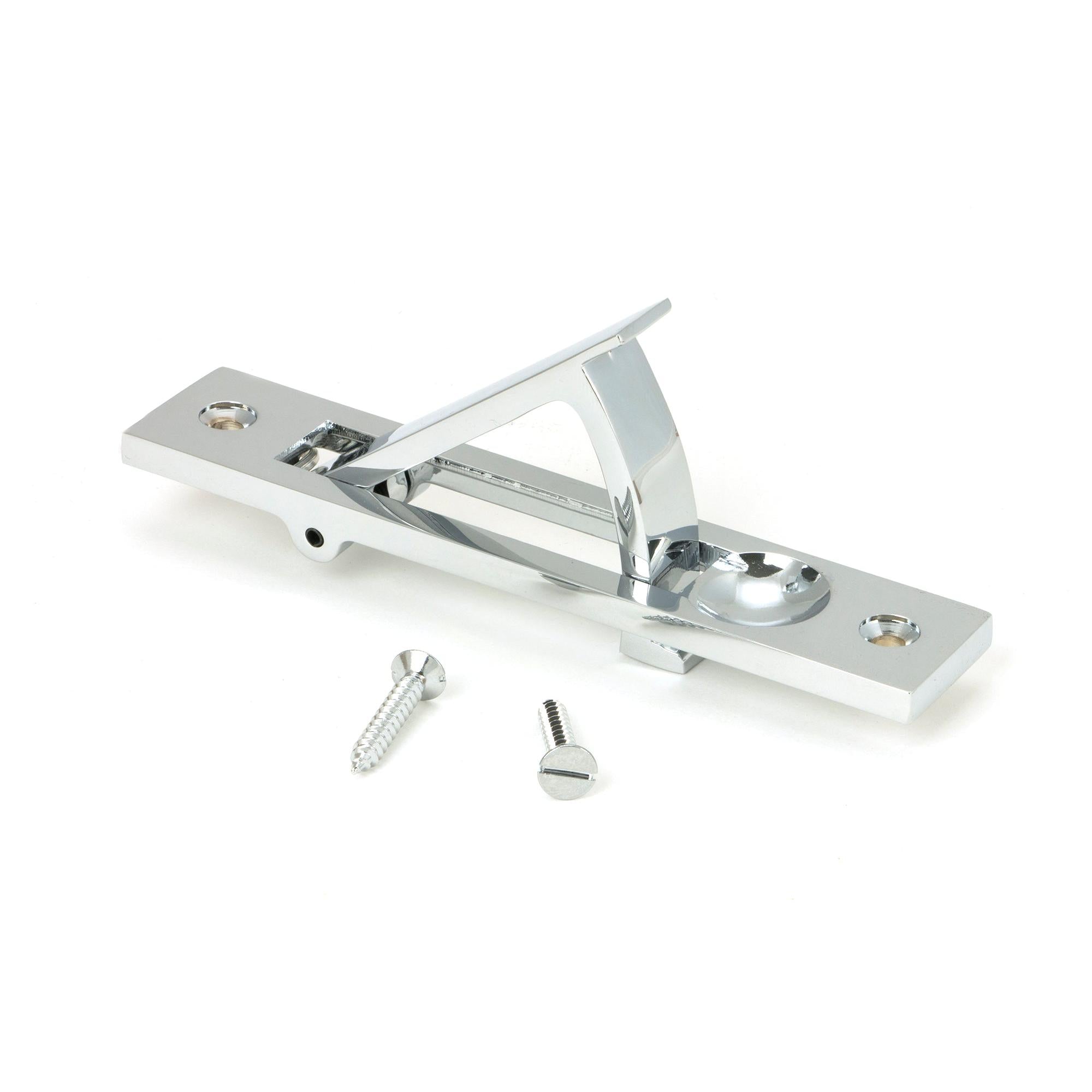 Polished Chrome 125mm x 25mm Edge Pull | From The Anvil - Cabinet Pulls - From The Anvil - Yester Home