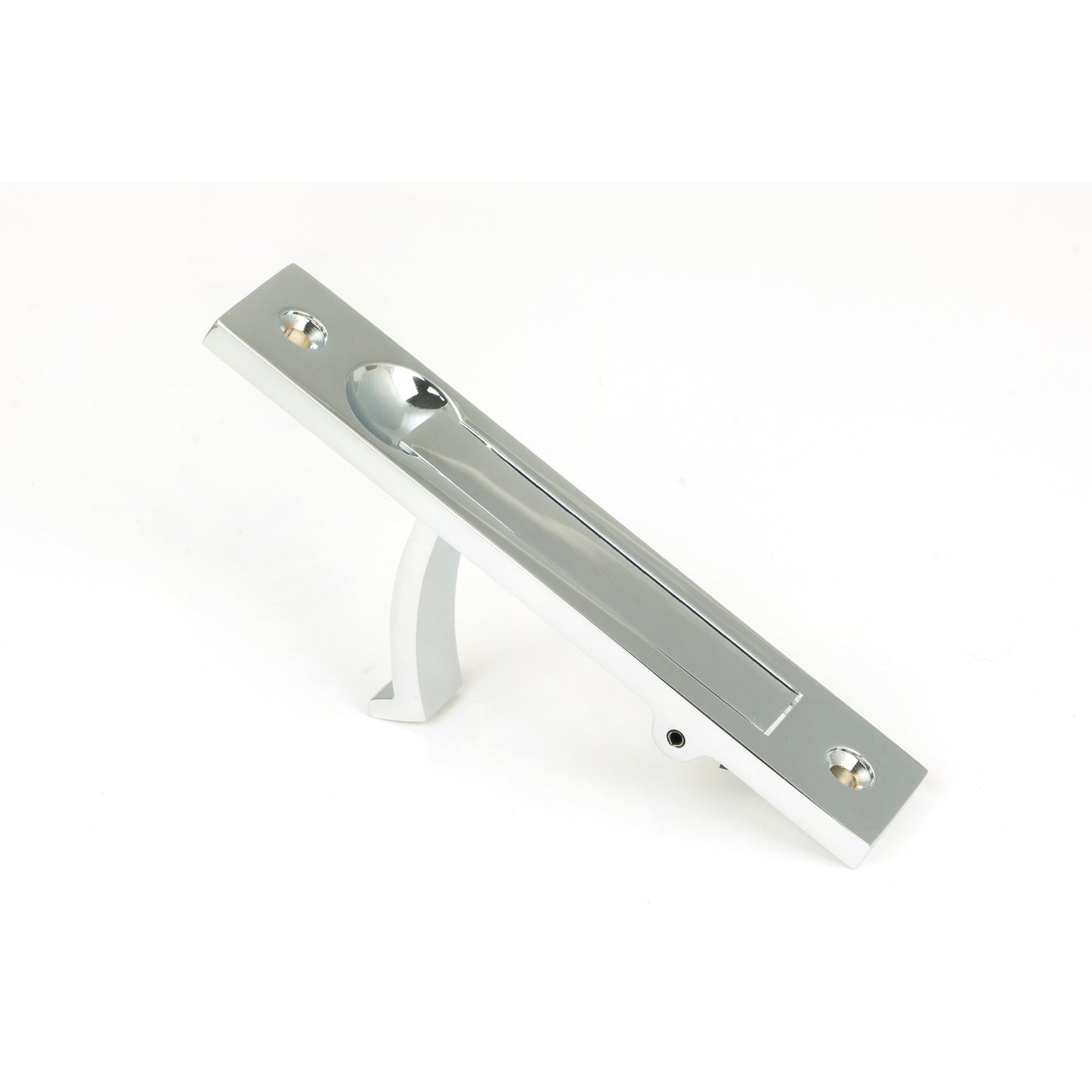 Polished Chrome 125mm x 25mm Edge Pull | From The Anvil-Cabinet Pulls-Yester Home