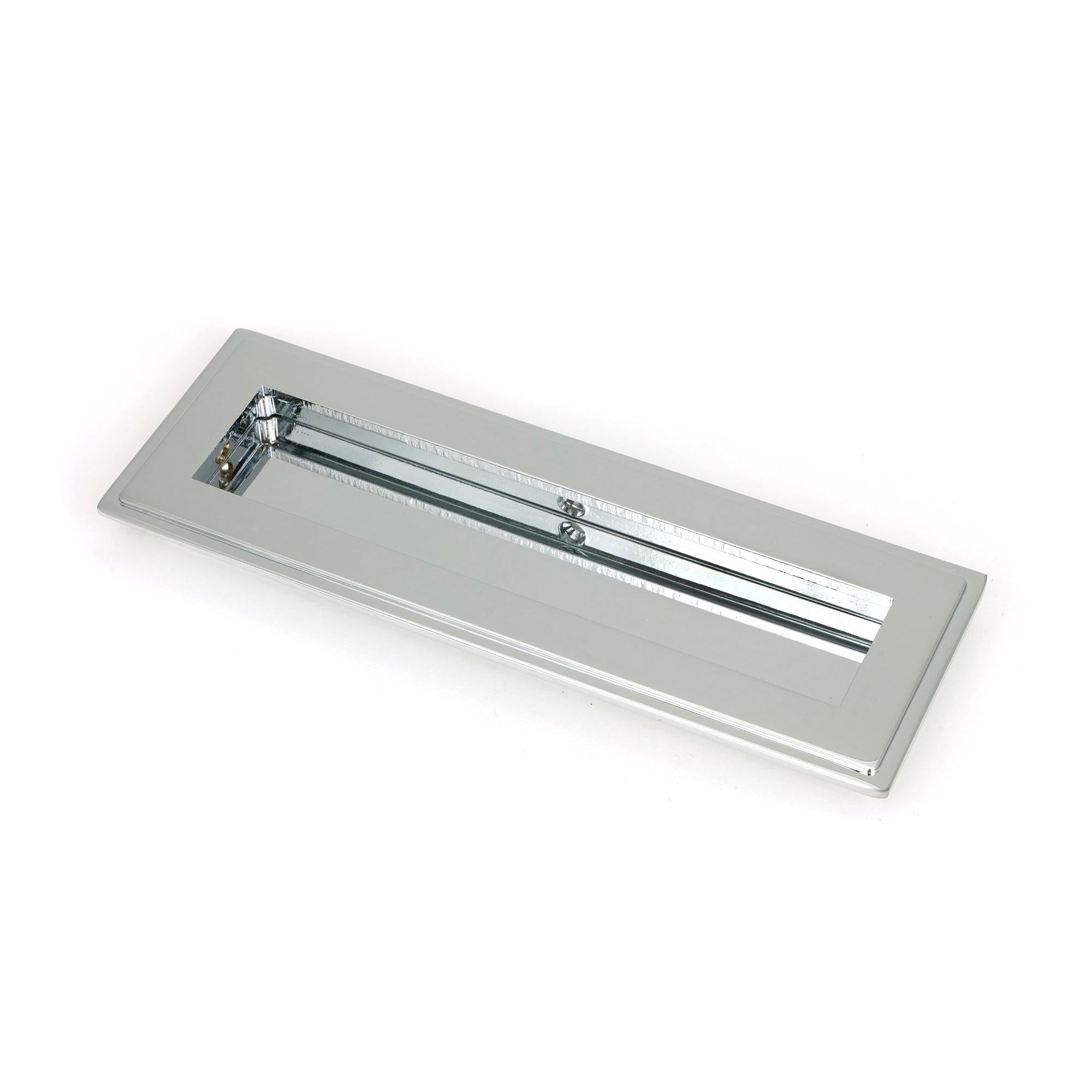 Polished Chrome 175mm Art Deco Rectangular Pull | From The Anvil - Cabinet Pulls - From The Anvil - Yester Home