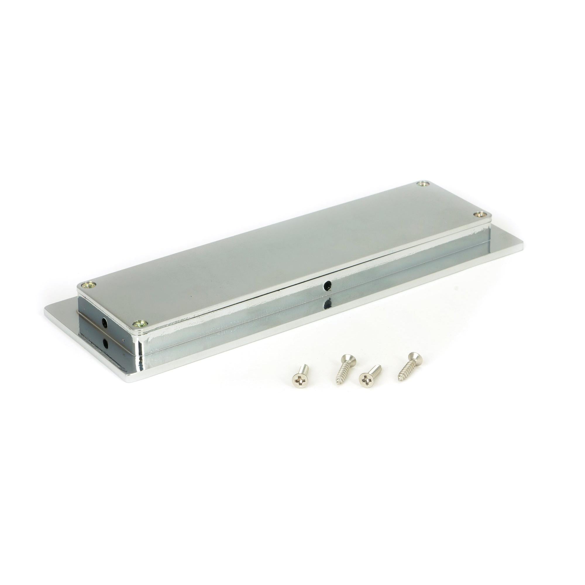 Polished Chrome 175mm Plain Rectangular Pull | From The Anvil - Cabinet Pulls - From The Anvil - Yester Home