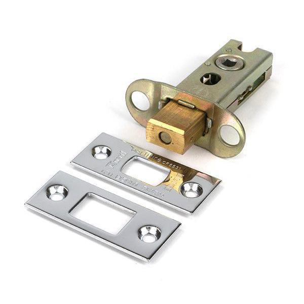 Polished Chrome 2½" Heavy Duty Tubular Deadbolt - Deadlocks & Deadbolts - From The Anvil - Yester Home