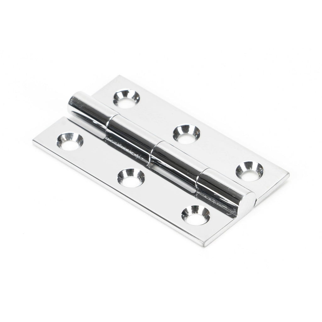 Polished Chrome 2" Butt Hinge (pair) | From The Anvil-Butt Hinges-Yester Home